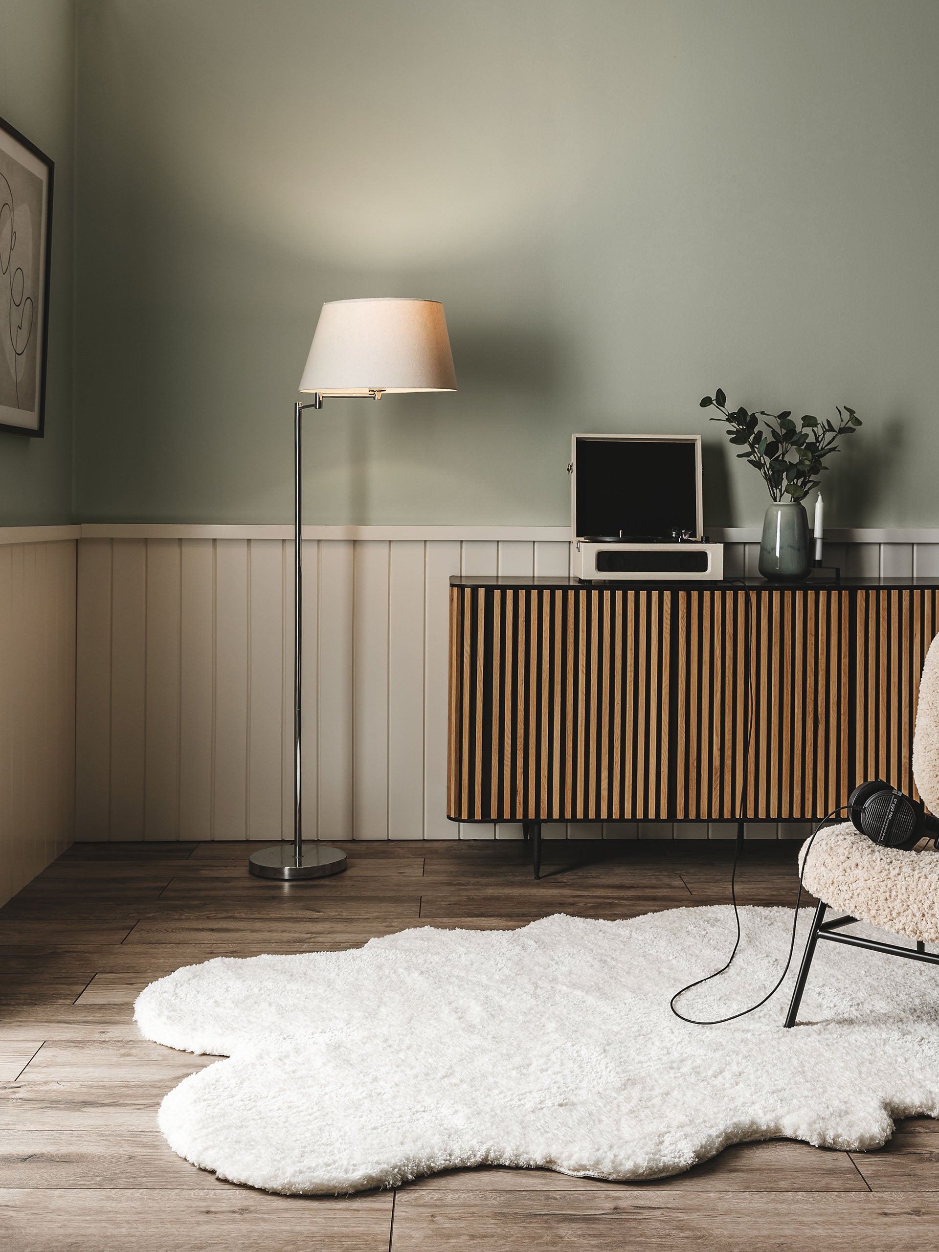 Shaggy rug Cloudy Cream