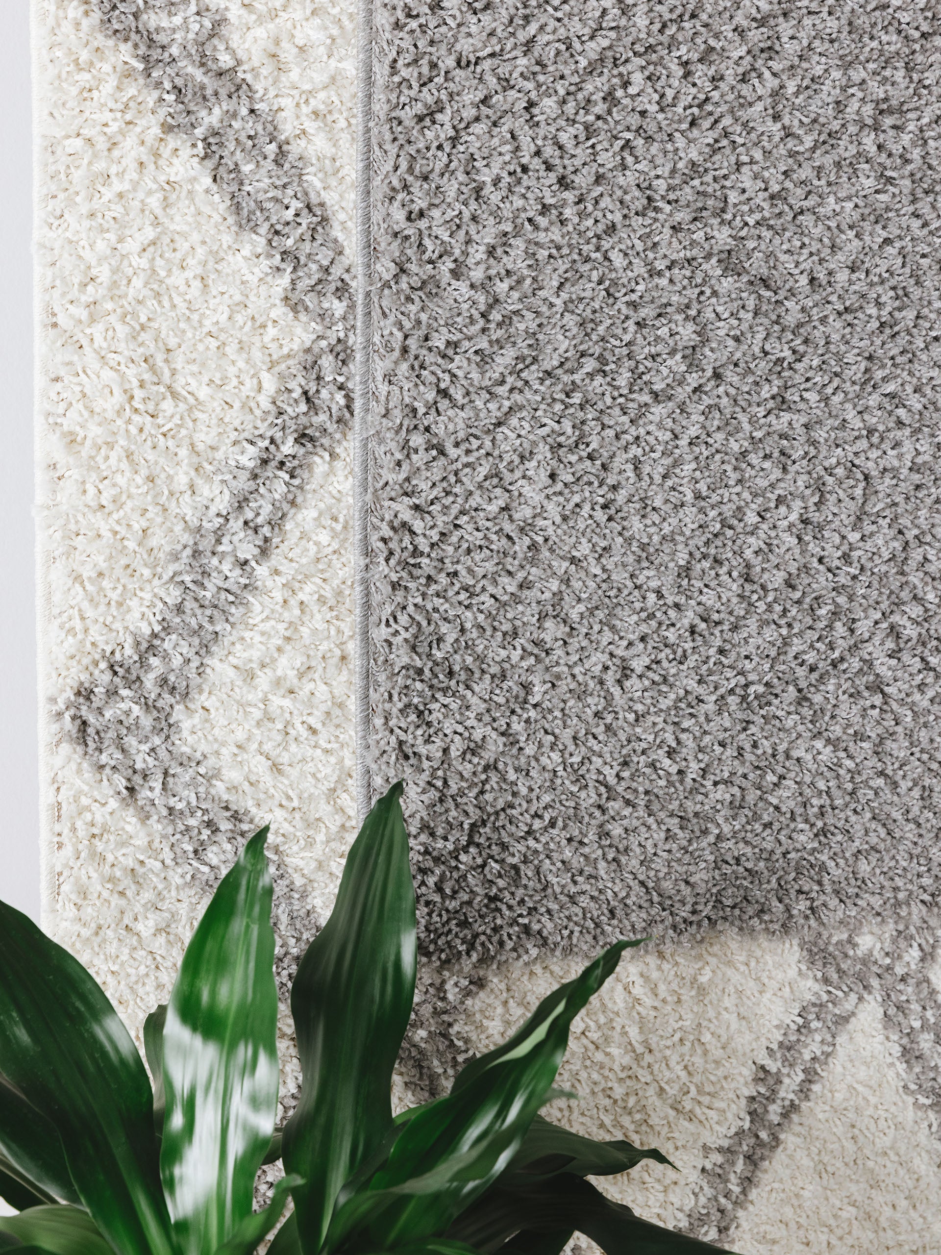 Tapis Shaggy Lavable Soho Gris Clair