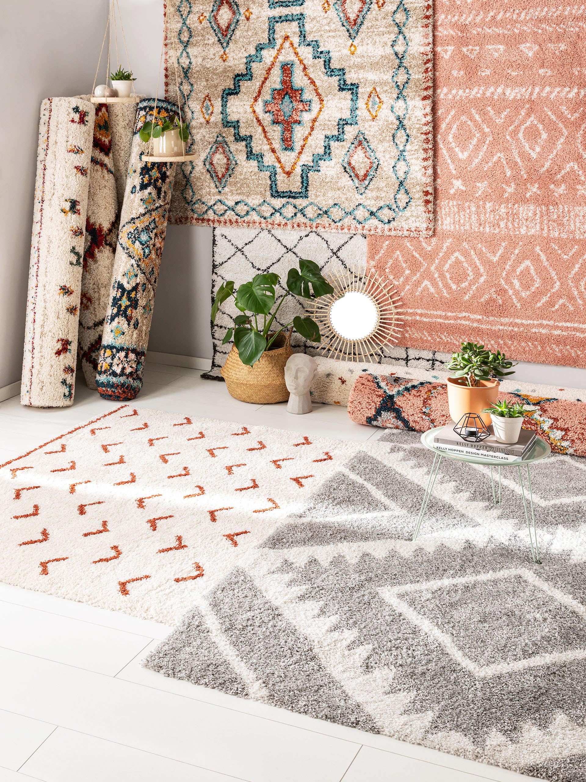 Shaggy rug Gobi Beige