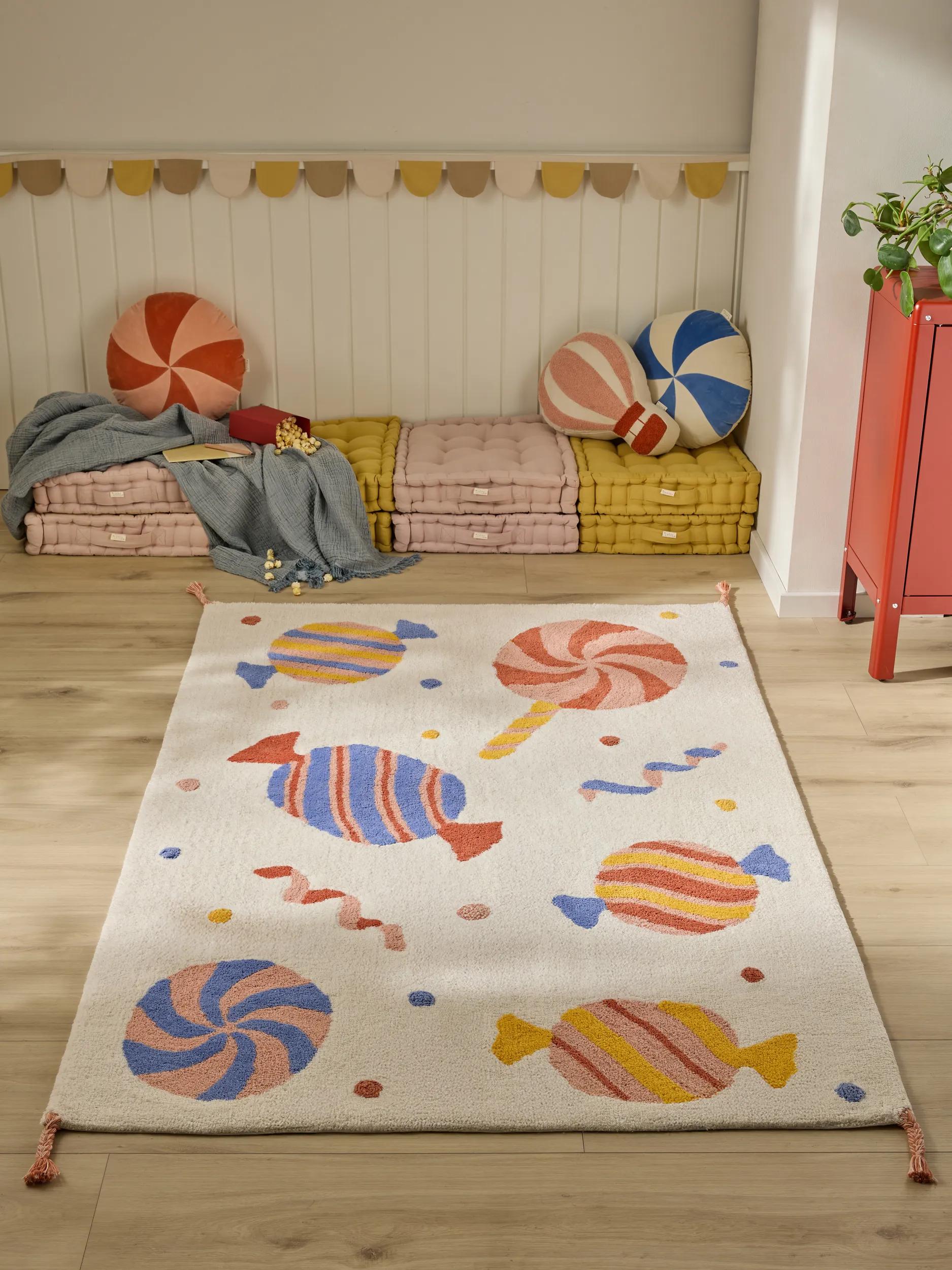 Washable Kid´s Rug Caramelle Multicolour