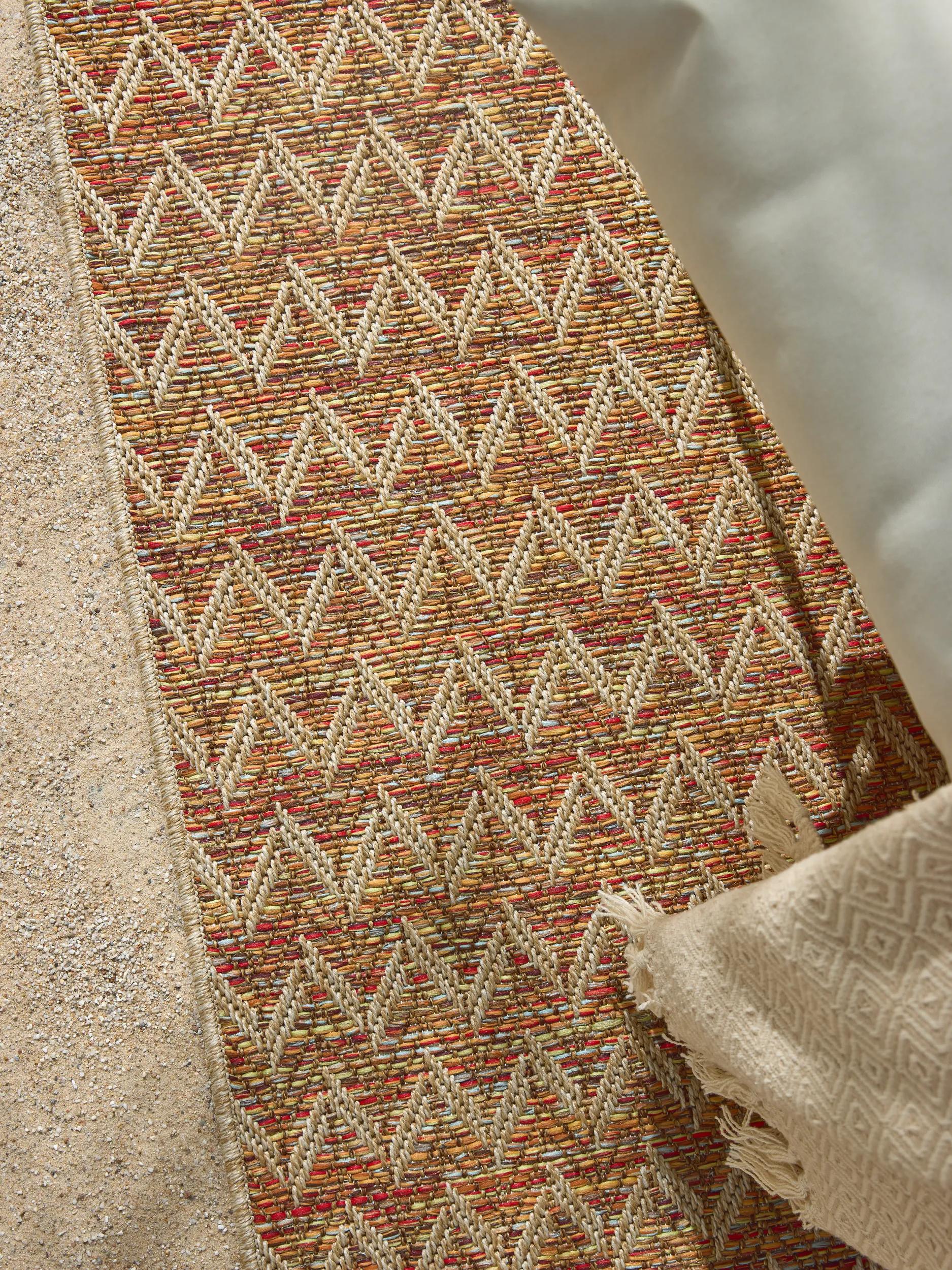 In- & Outdoor Runner Agra Beige/Multicolour