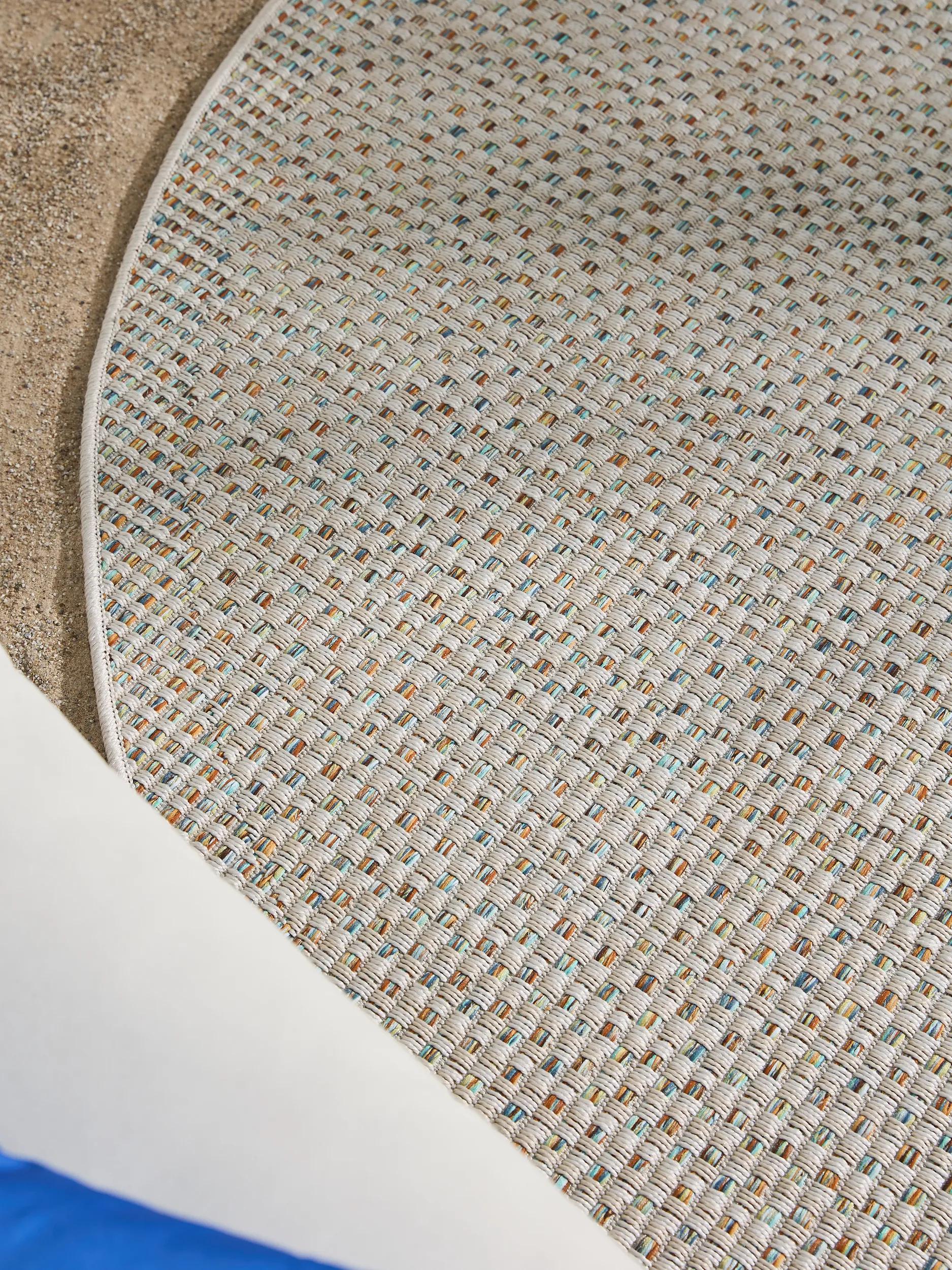 In- & Outdoor Rug Agra Cream/Blue