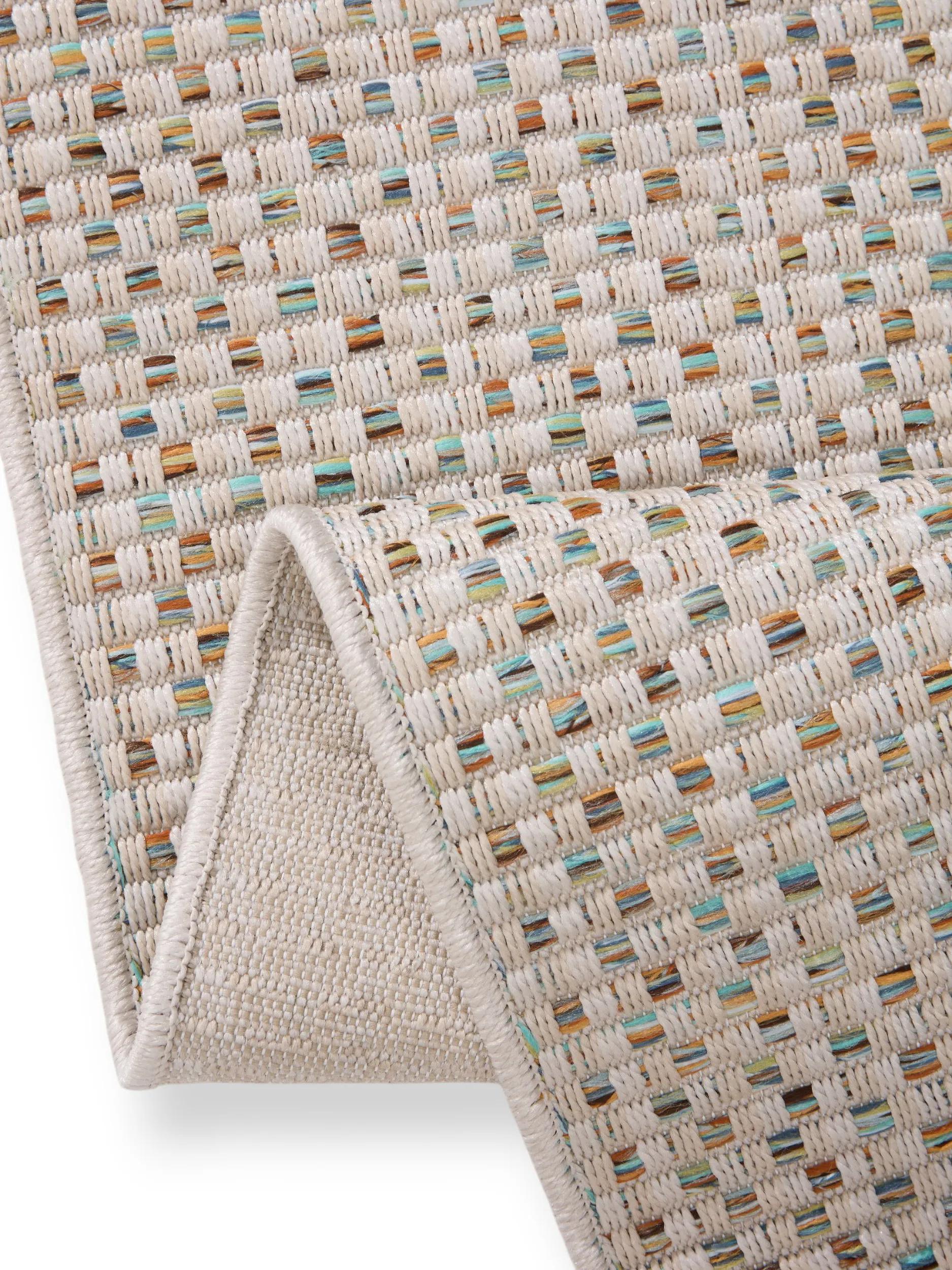 In- & Outdoor Runner Agra Cream/Blue