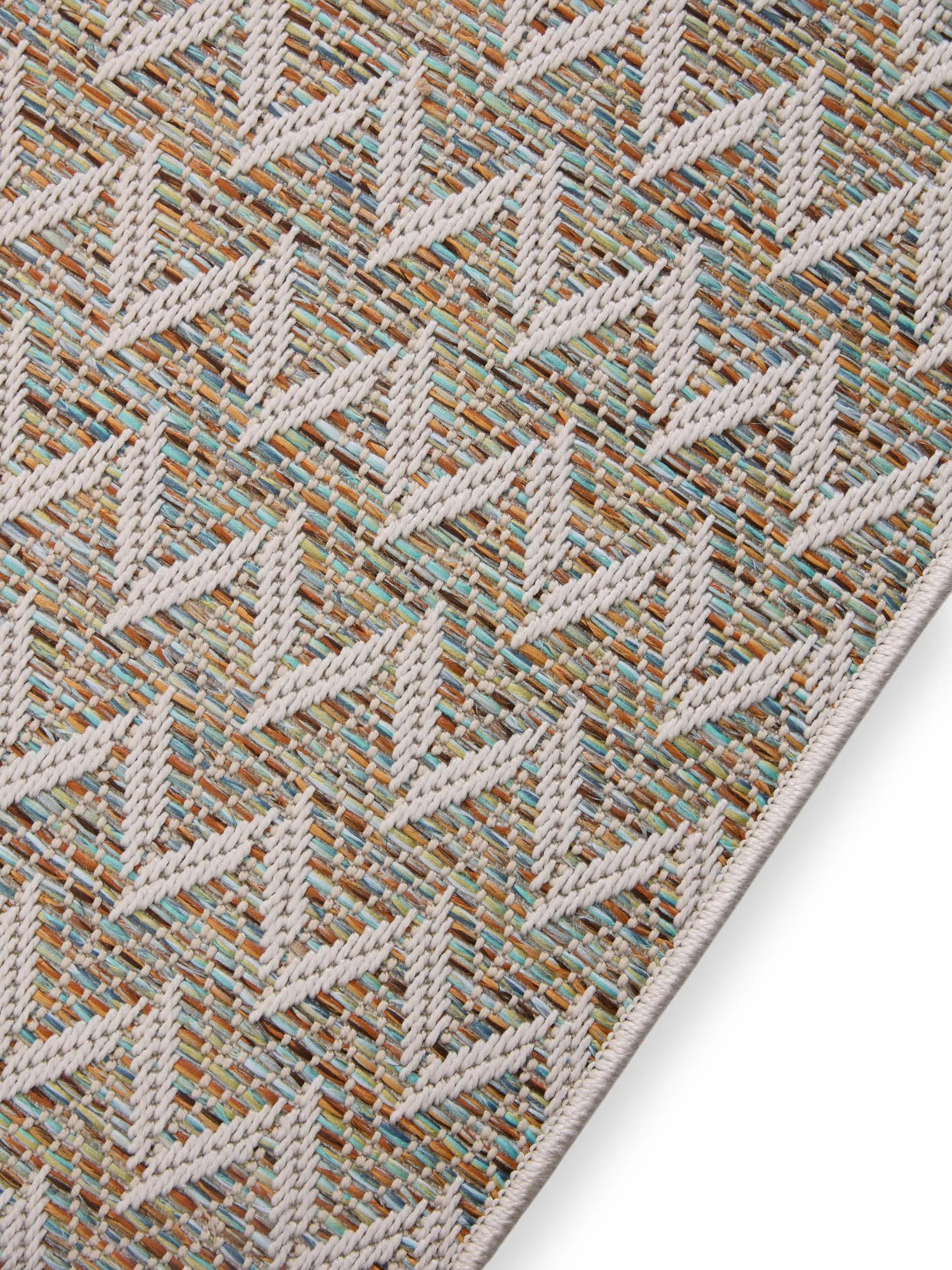 In- & Outdoor Rug Agra Blue/Cream