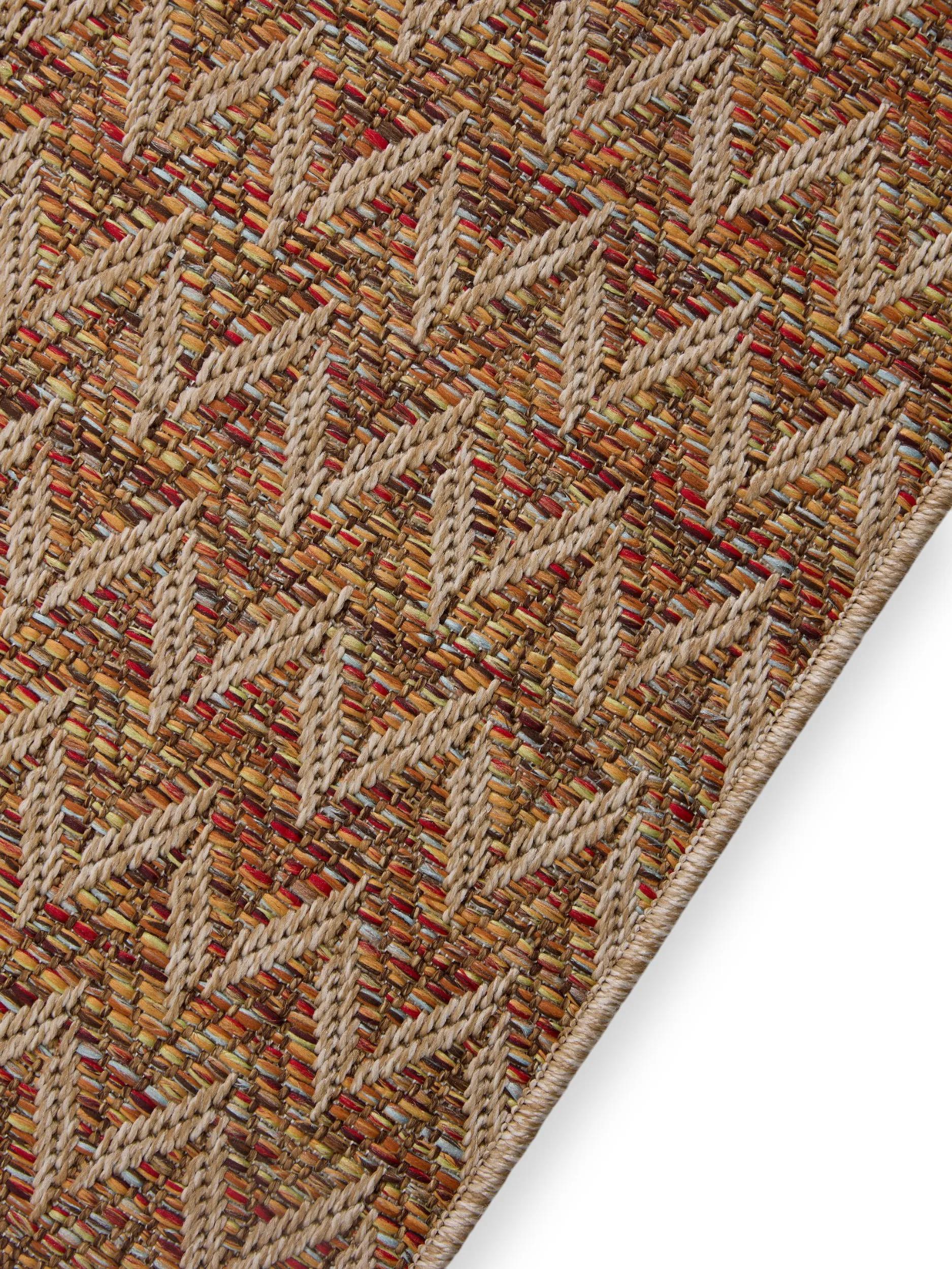 In- & Outdoor Teppich Agra Beige/Mehrfarbig