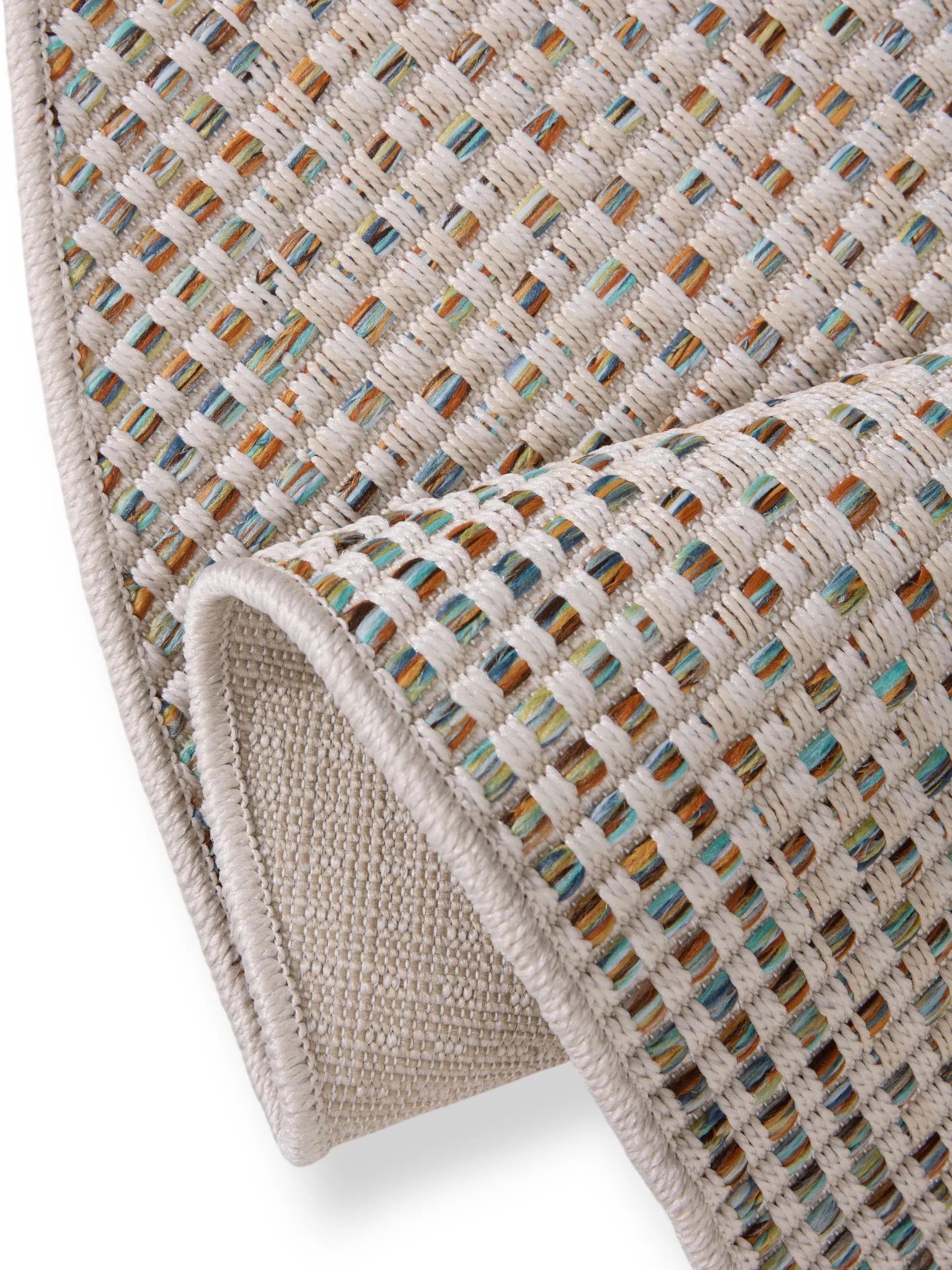 In- & Outdoor Rug Agra Cream/Blue