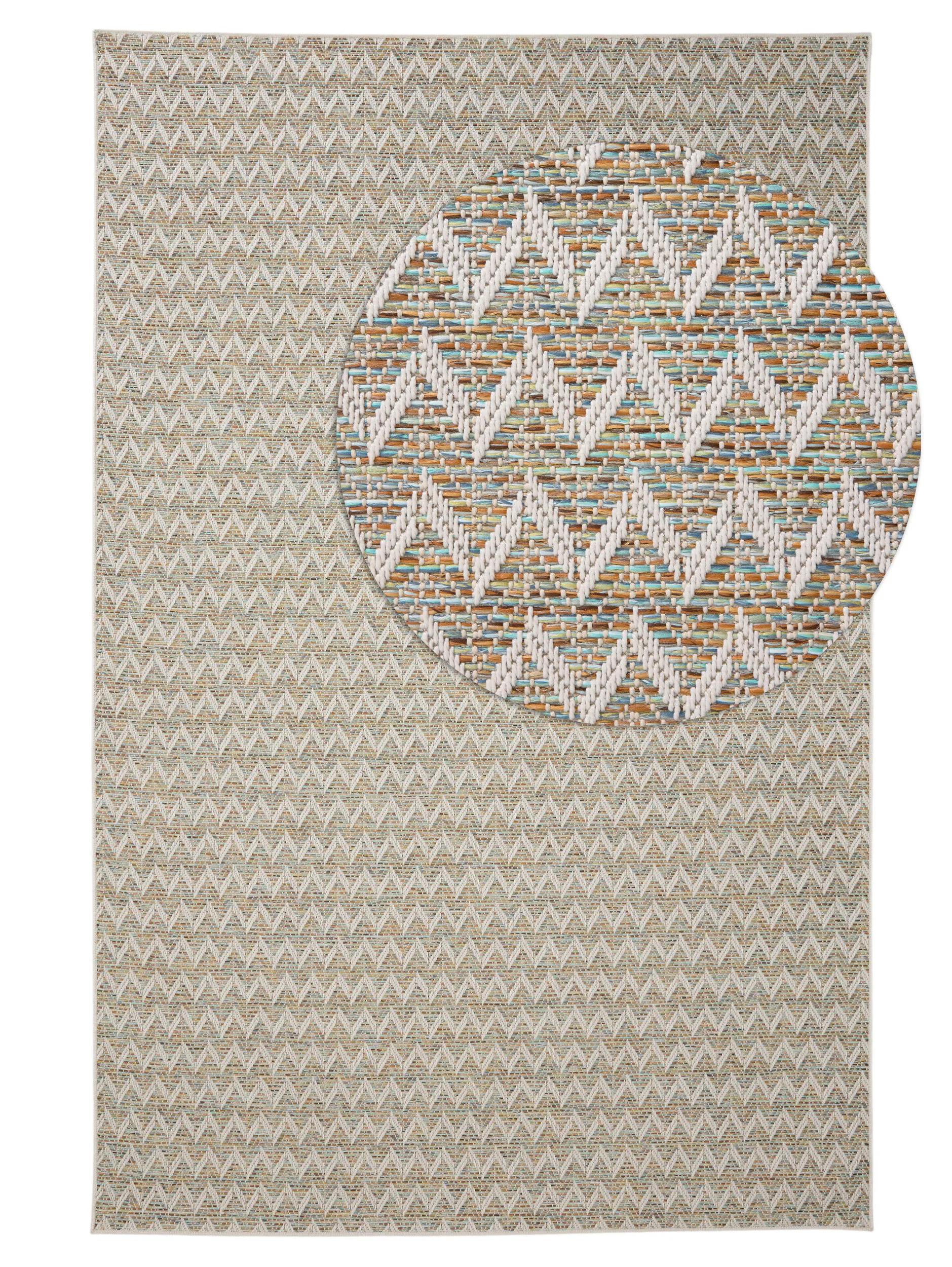 In- & Outdoor Rug Agra Blue/Cream