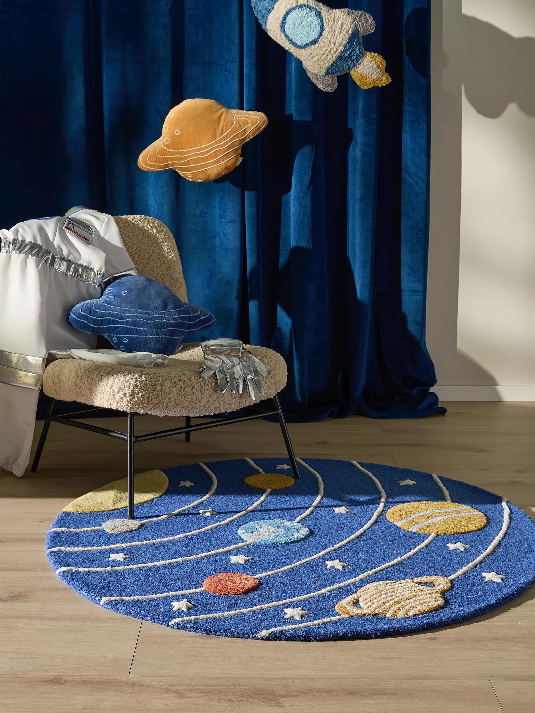 Kids Rug Alex Multicolour/Blue