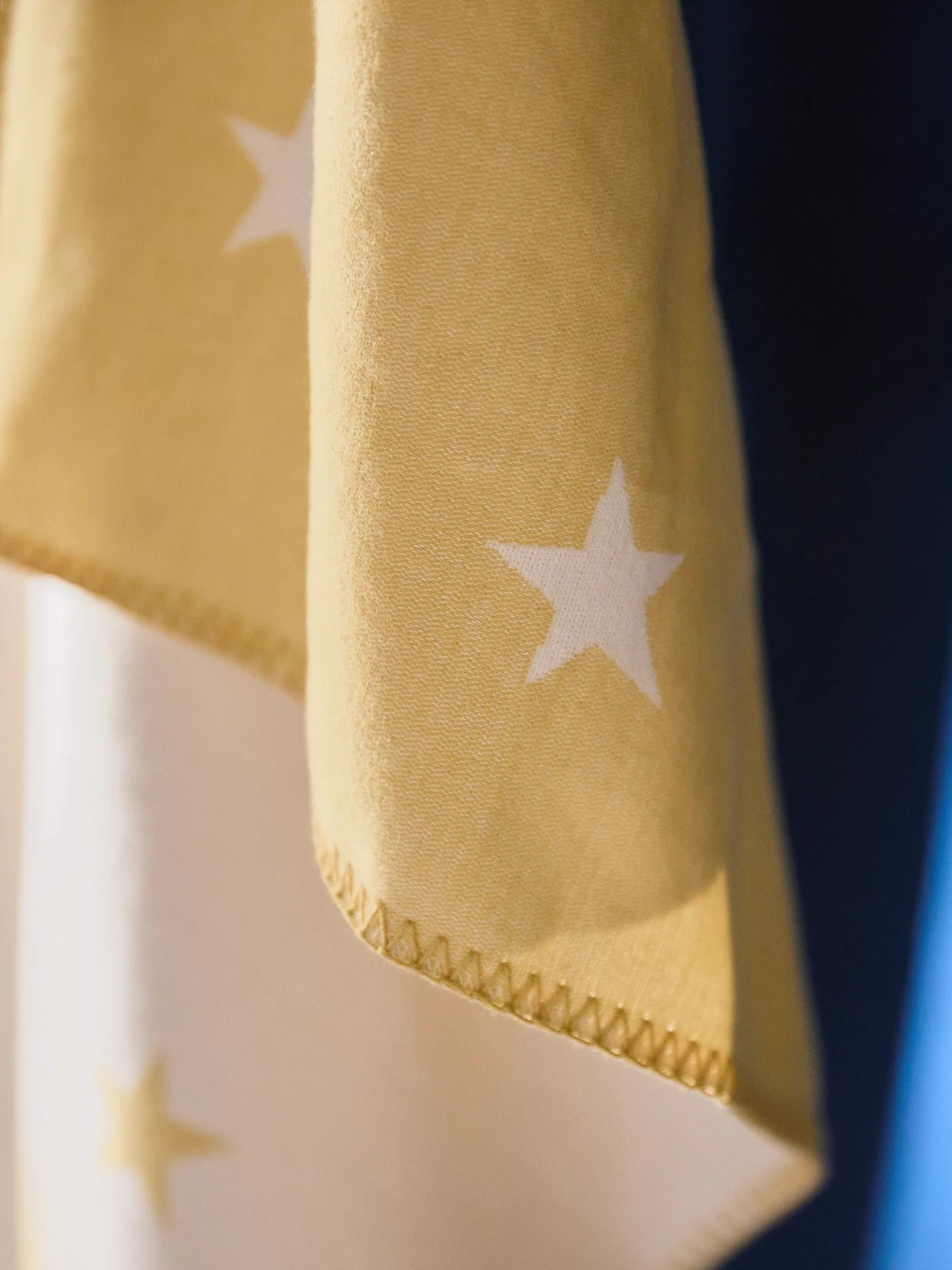 Cotton blanket Alex Yellow