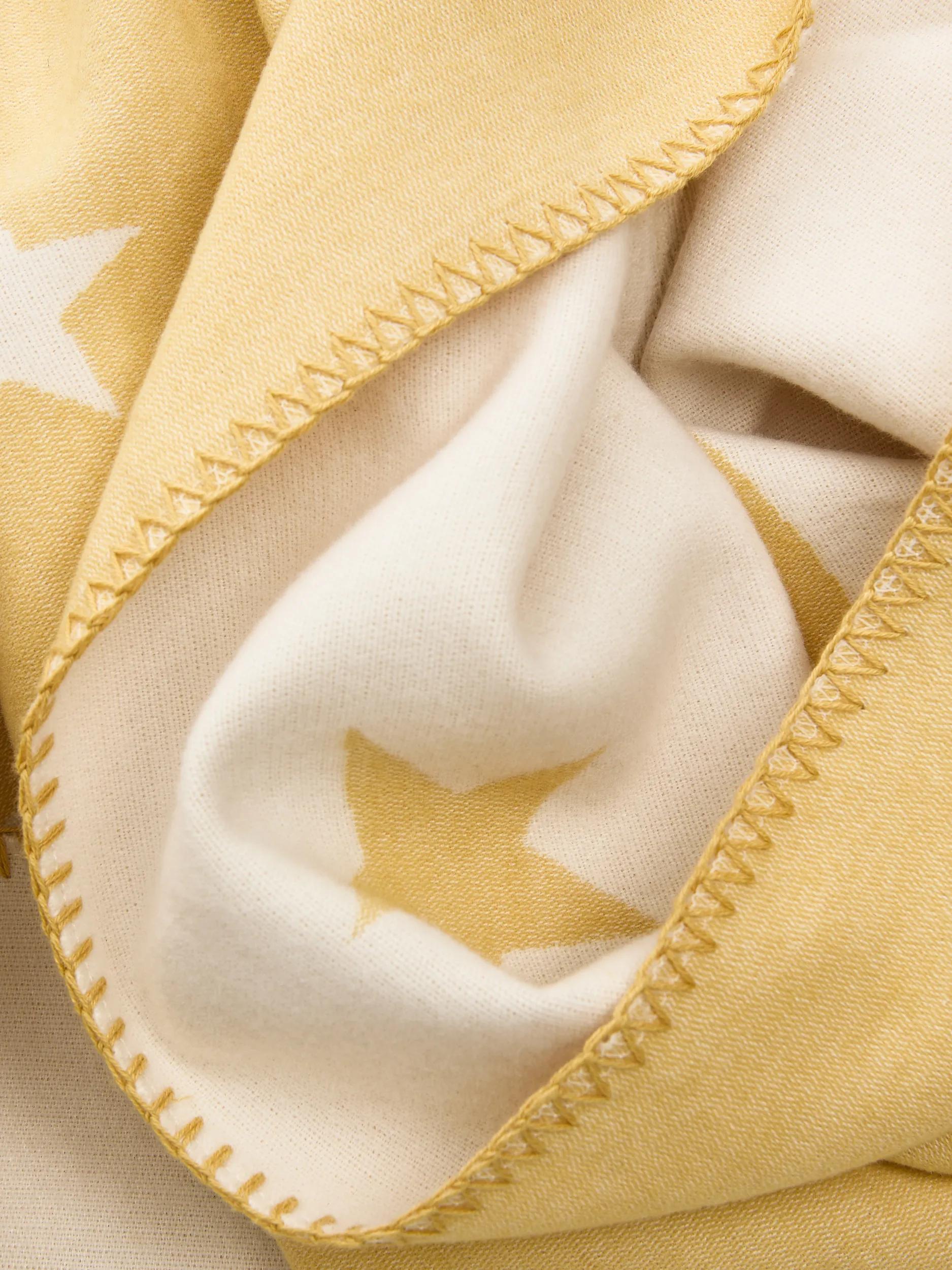 Cotton blanket Alex Yellow
