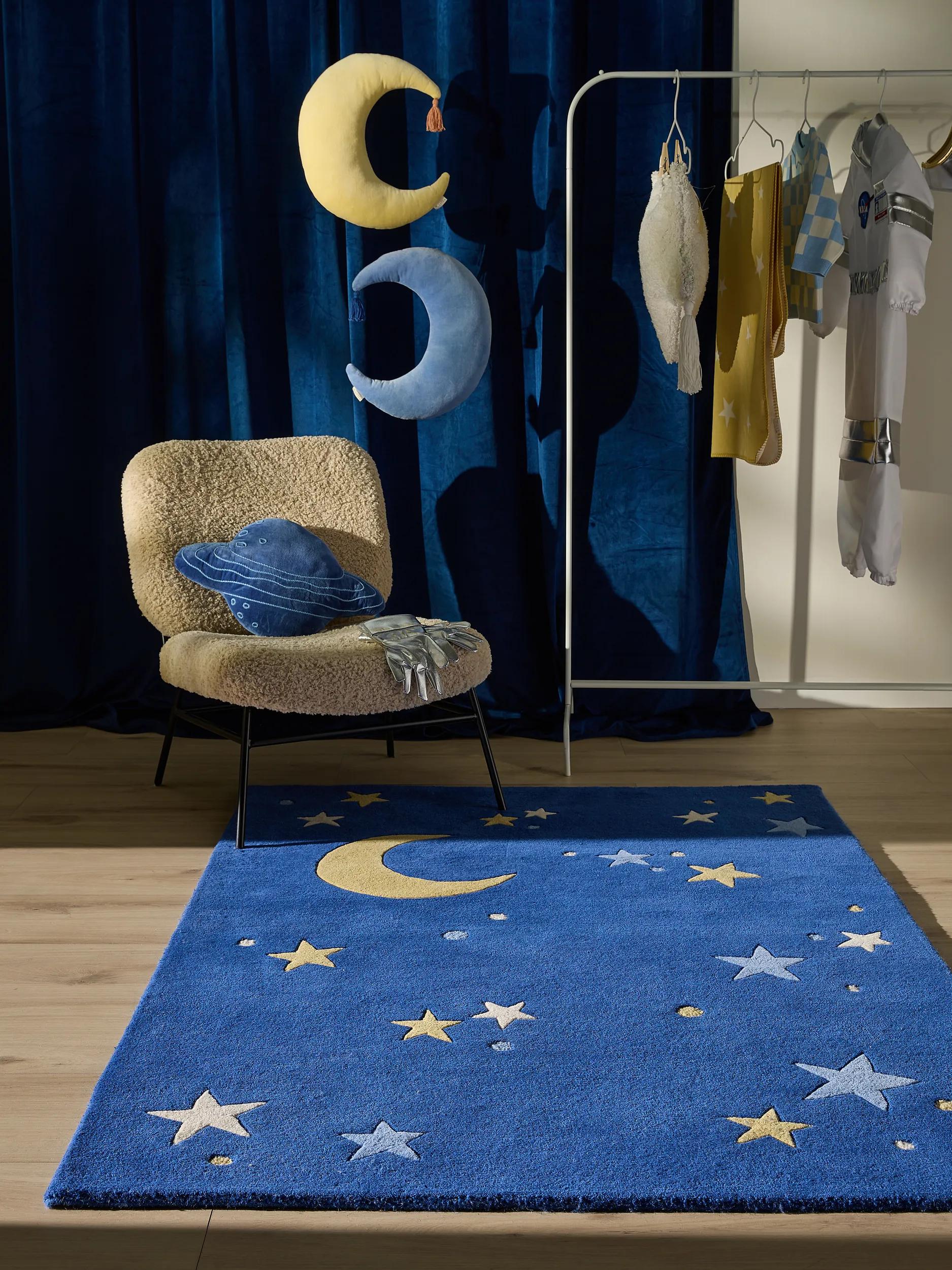 Kids rug Alex Blue