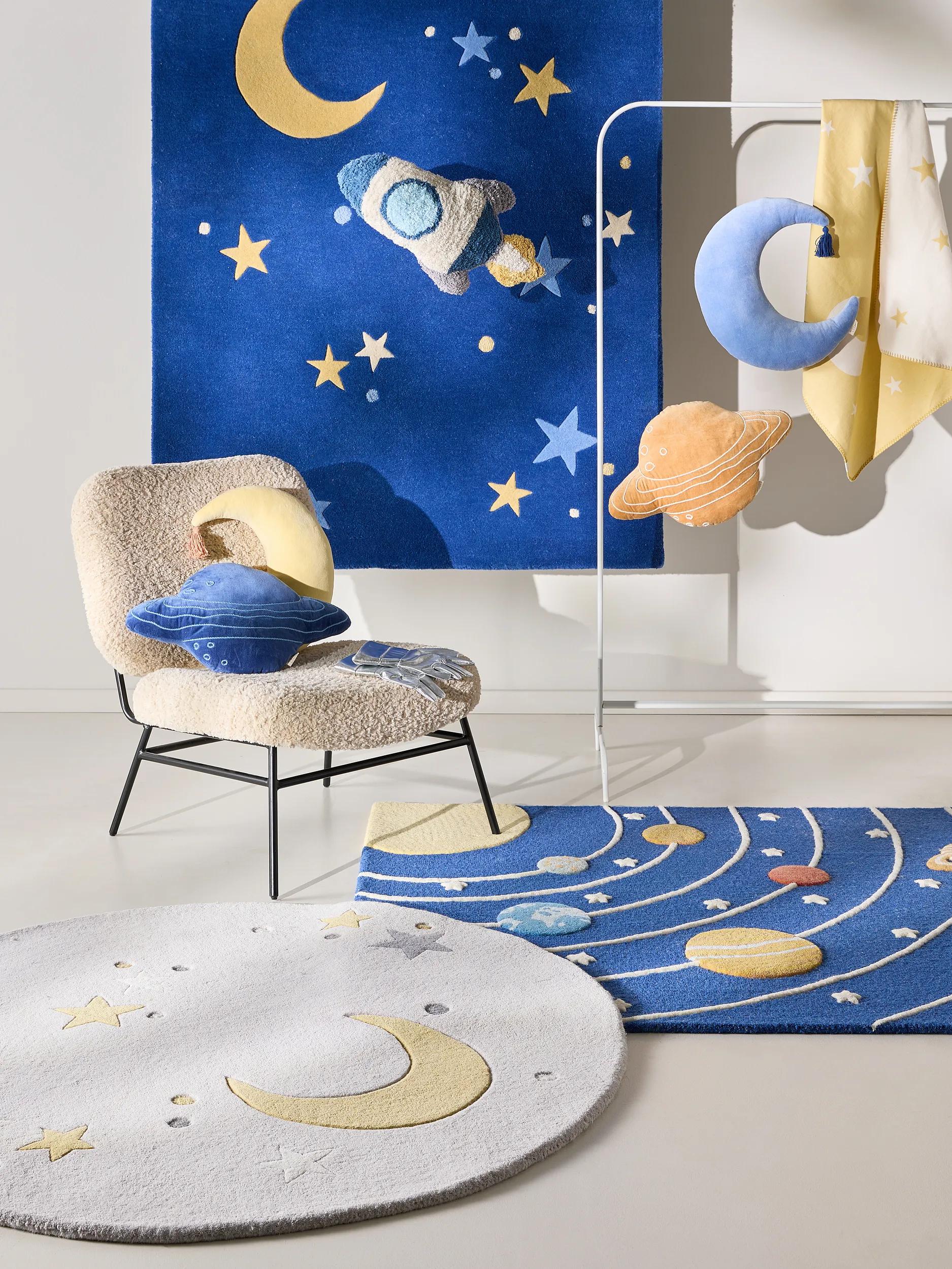 Kids Rug Alex Multicolour/Blue