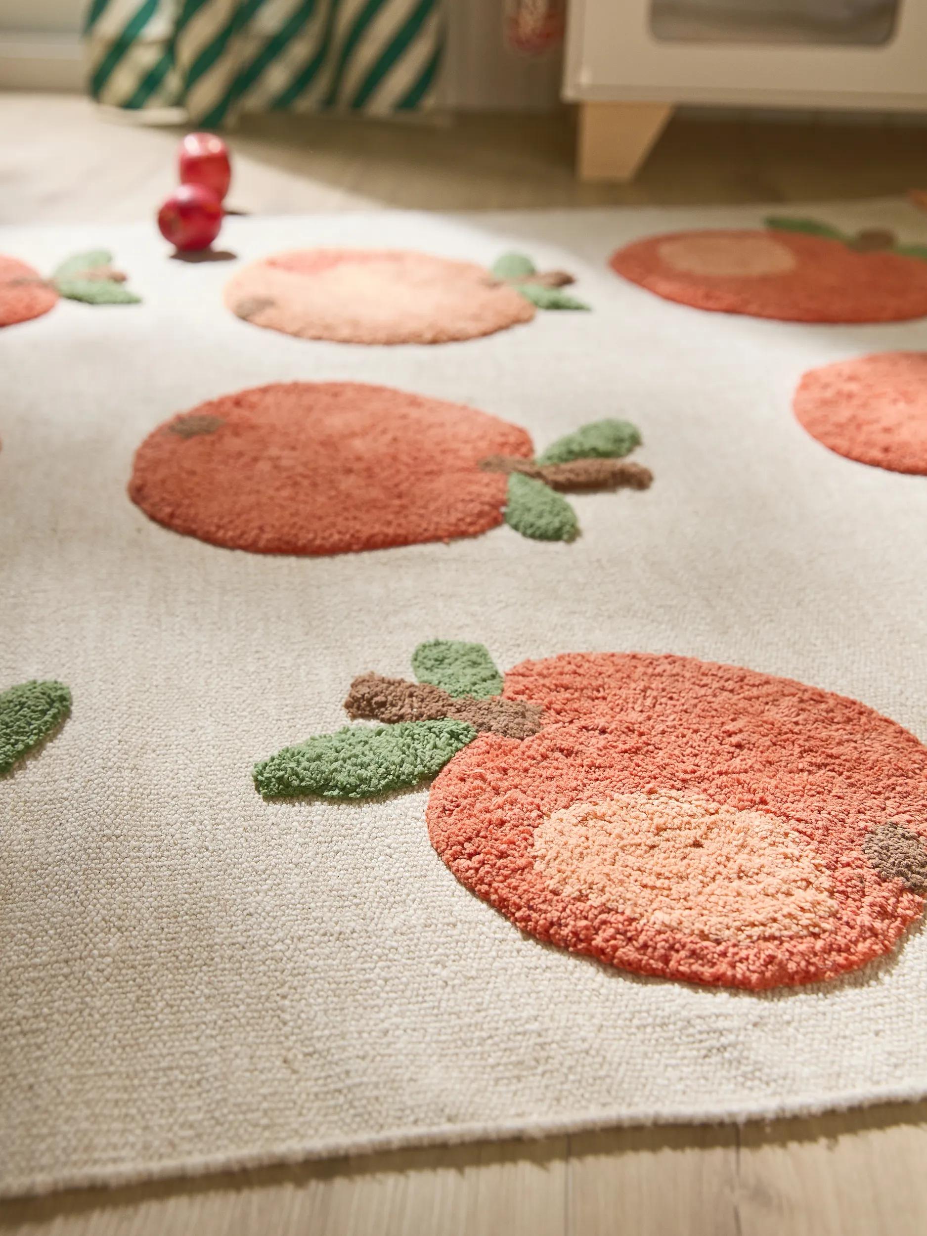 Kids rug Alma Beige/Red