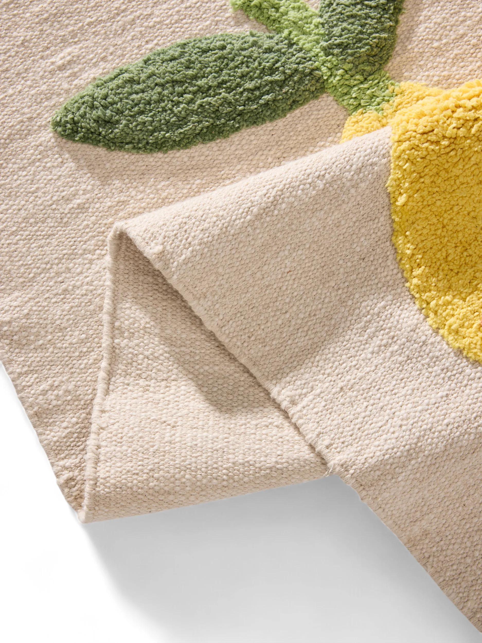 Kids rug Alma Cream/Yellow