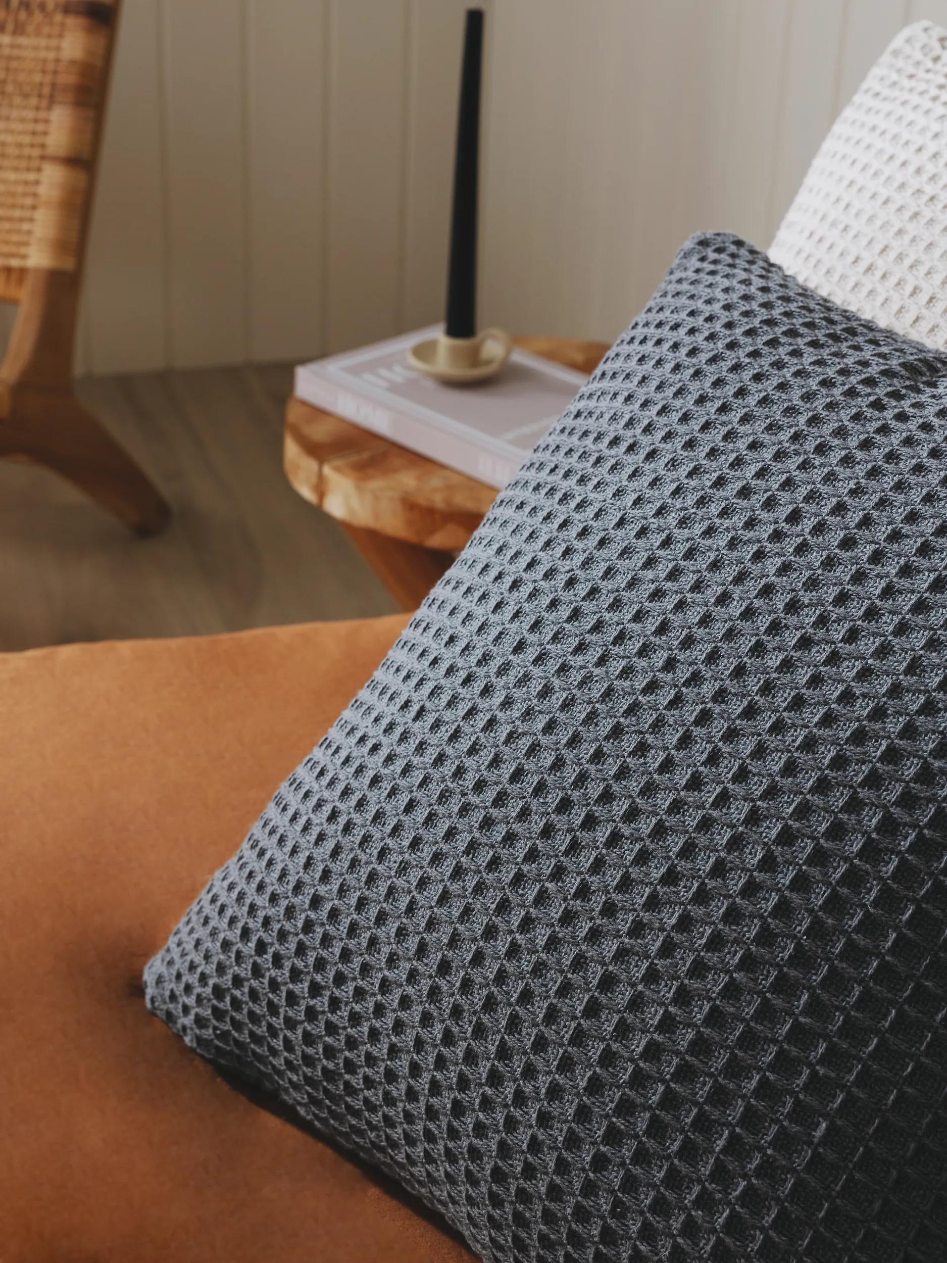 Cushion Cover Amalia Dark Grey