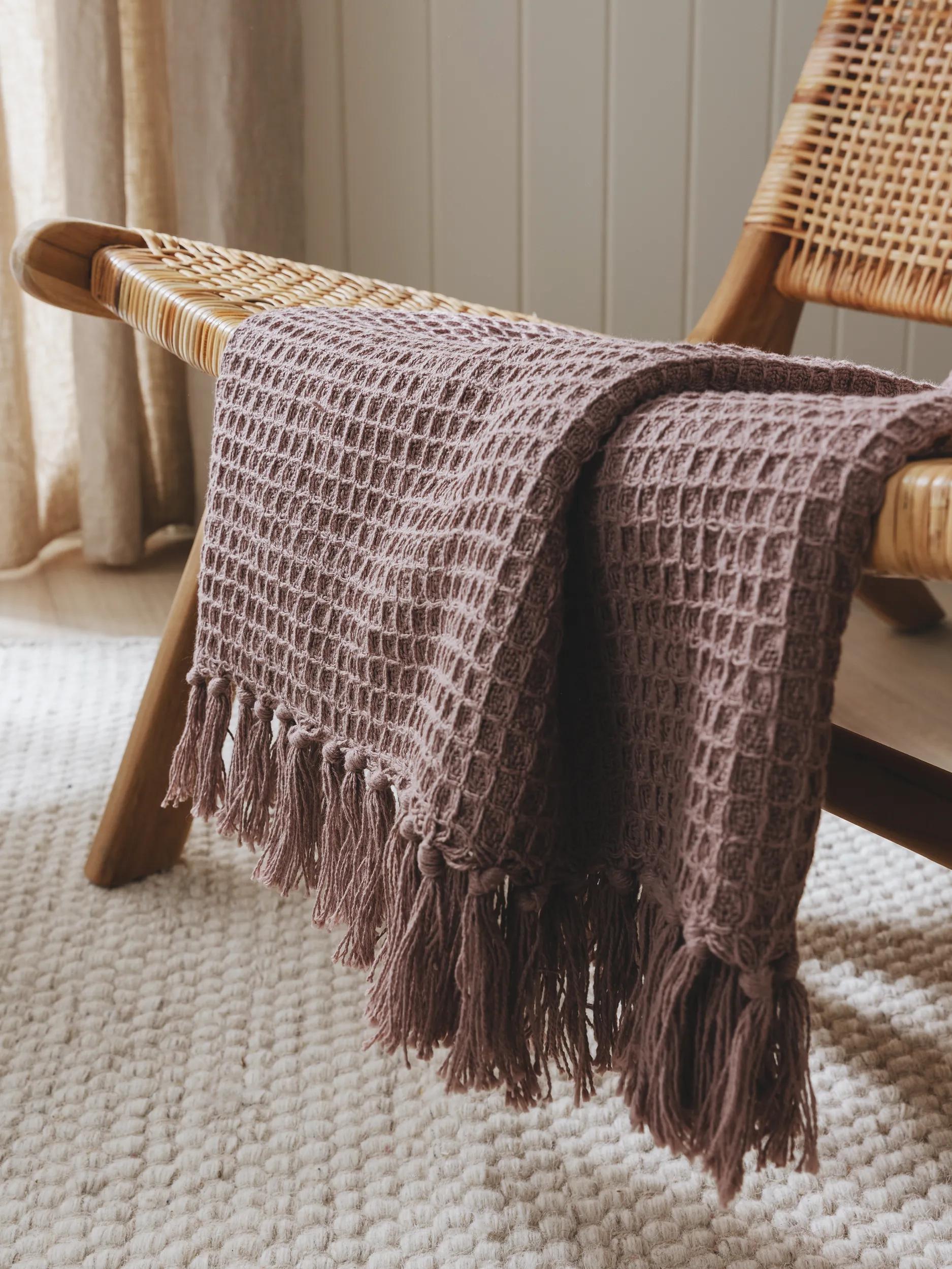 Cotton blanket Amalia Rose