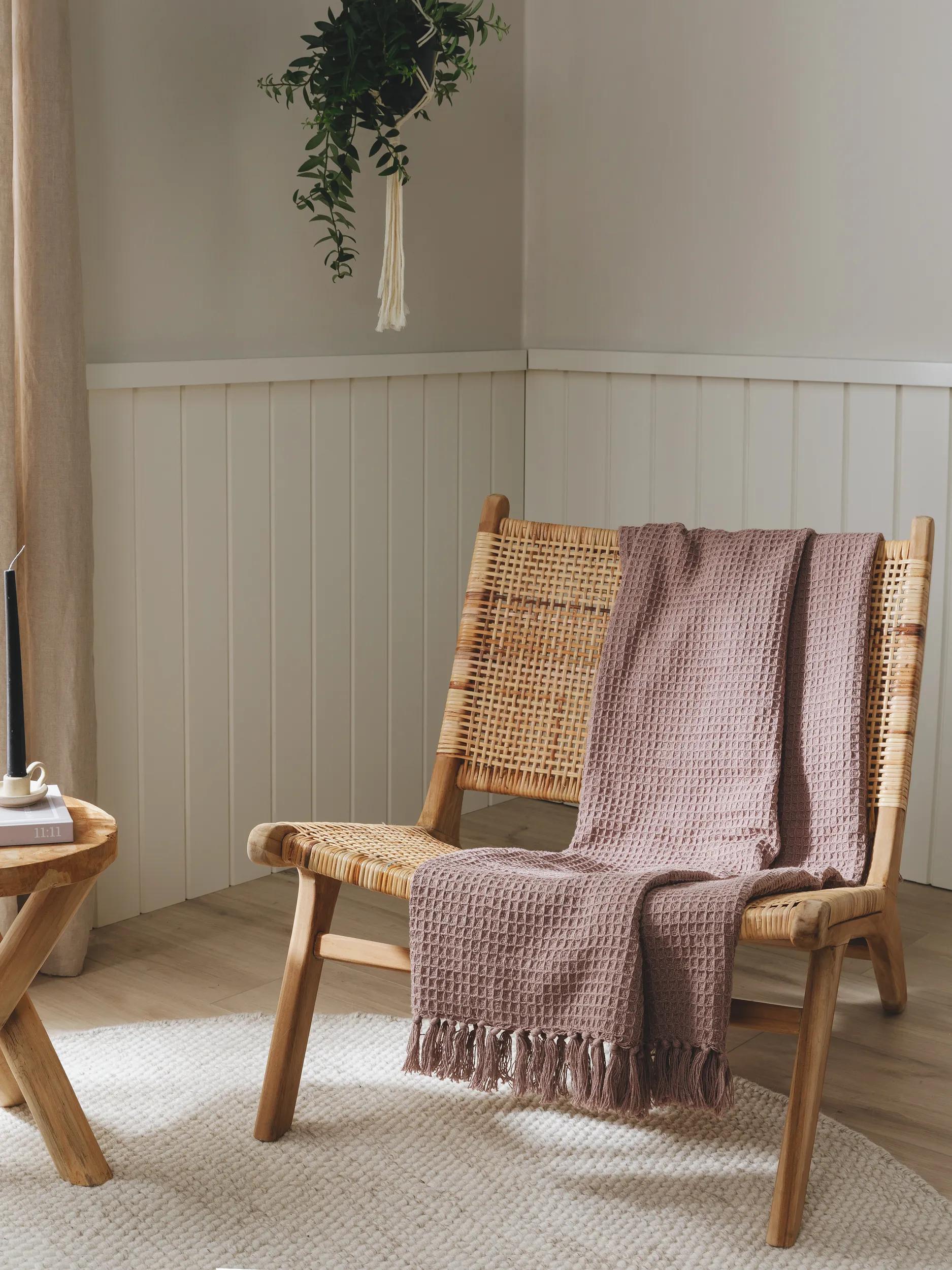 Cotton blanket Amalia Rose