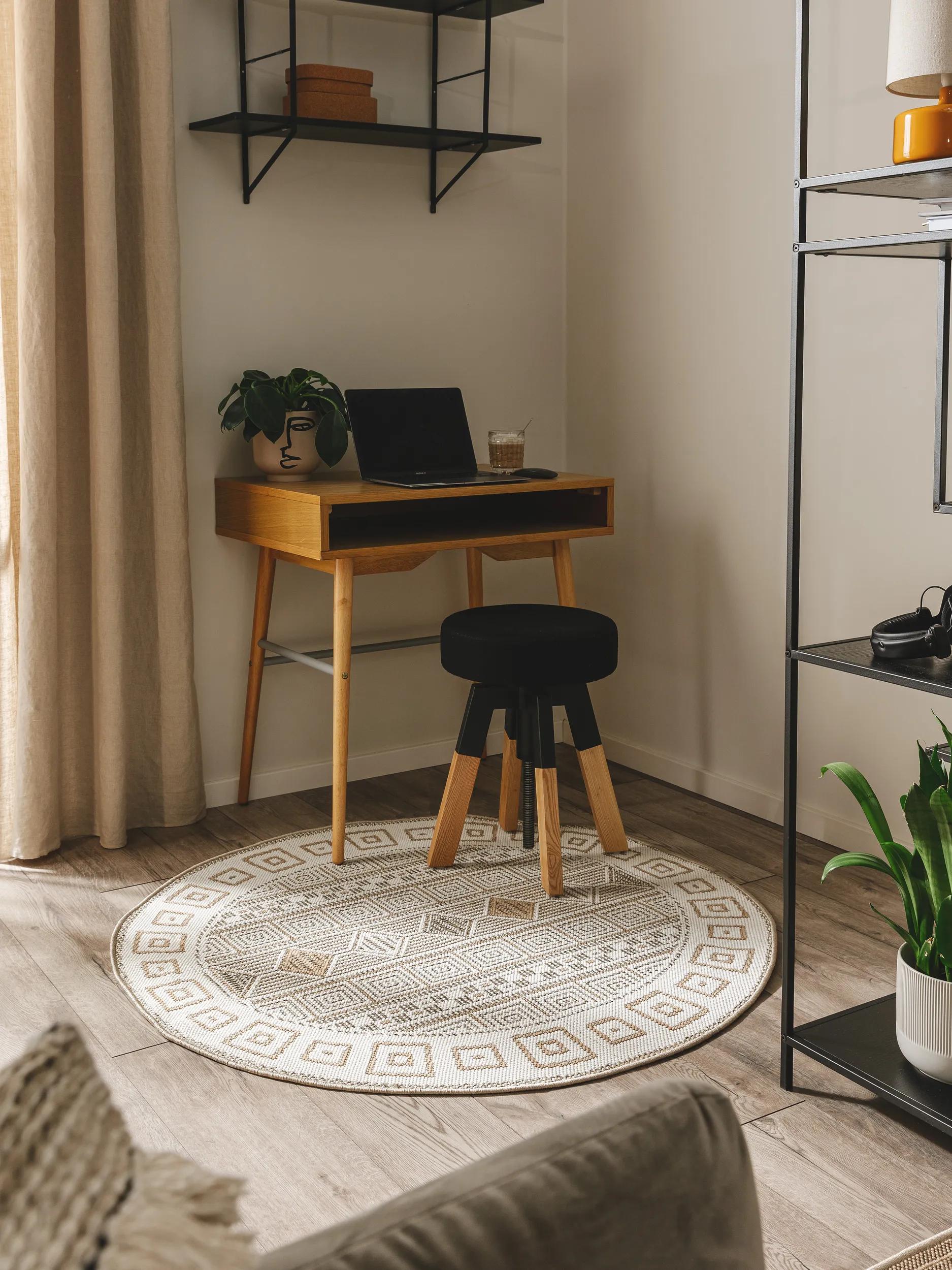 In- & Outdoor Teppich Andora Creme/Beige