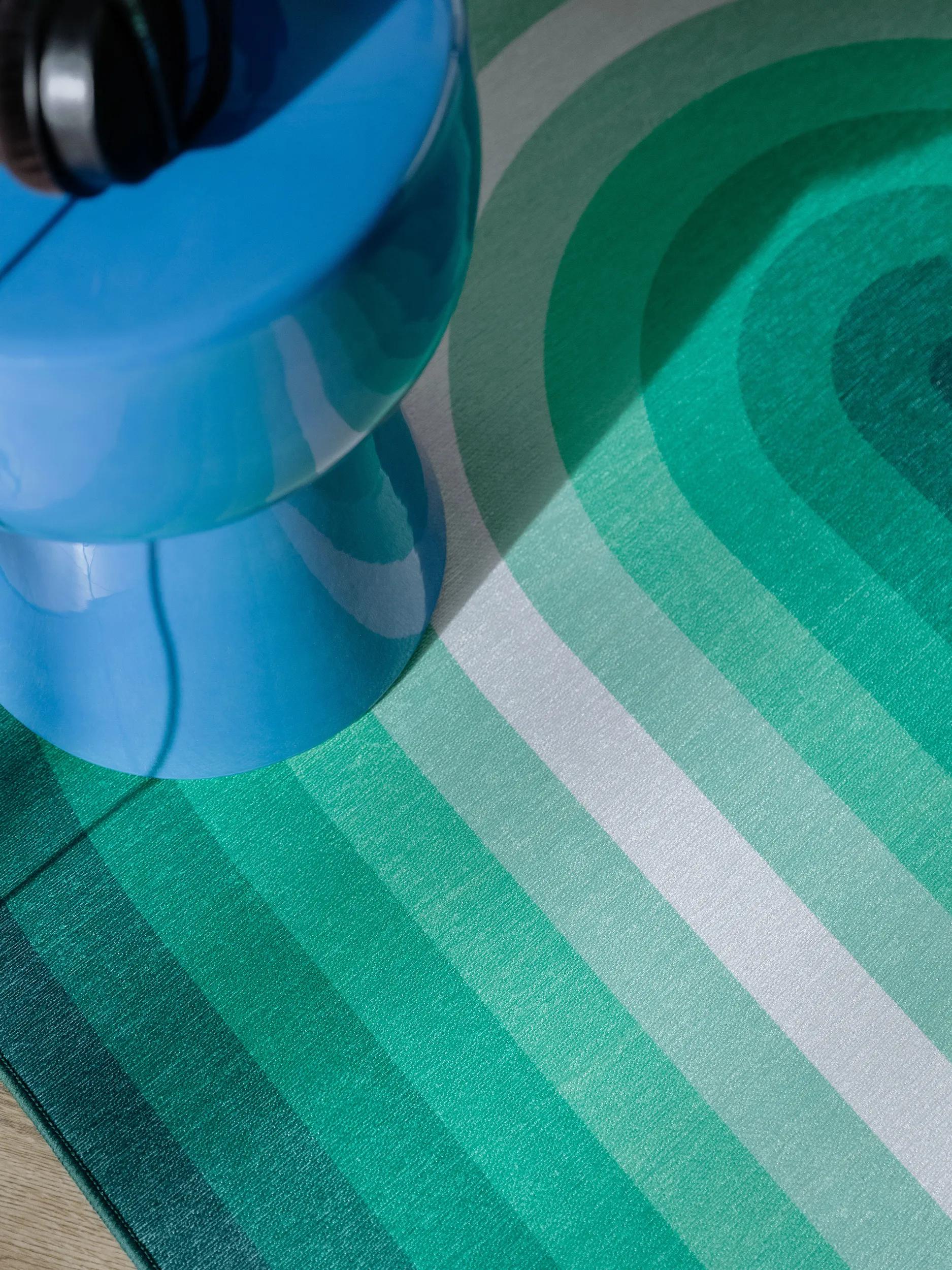 Alfombra lavable Anko verde