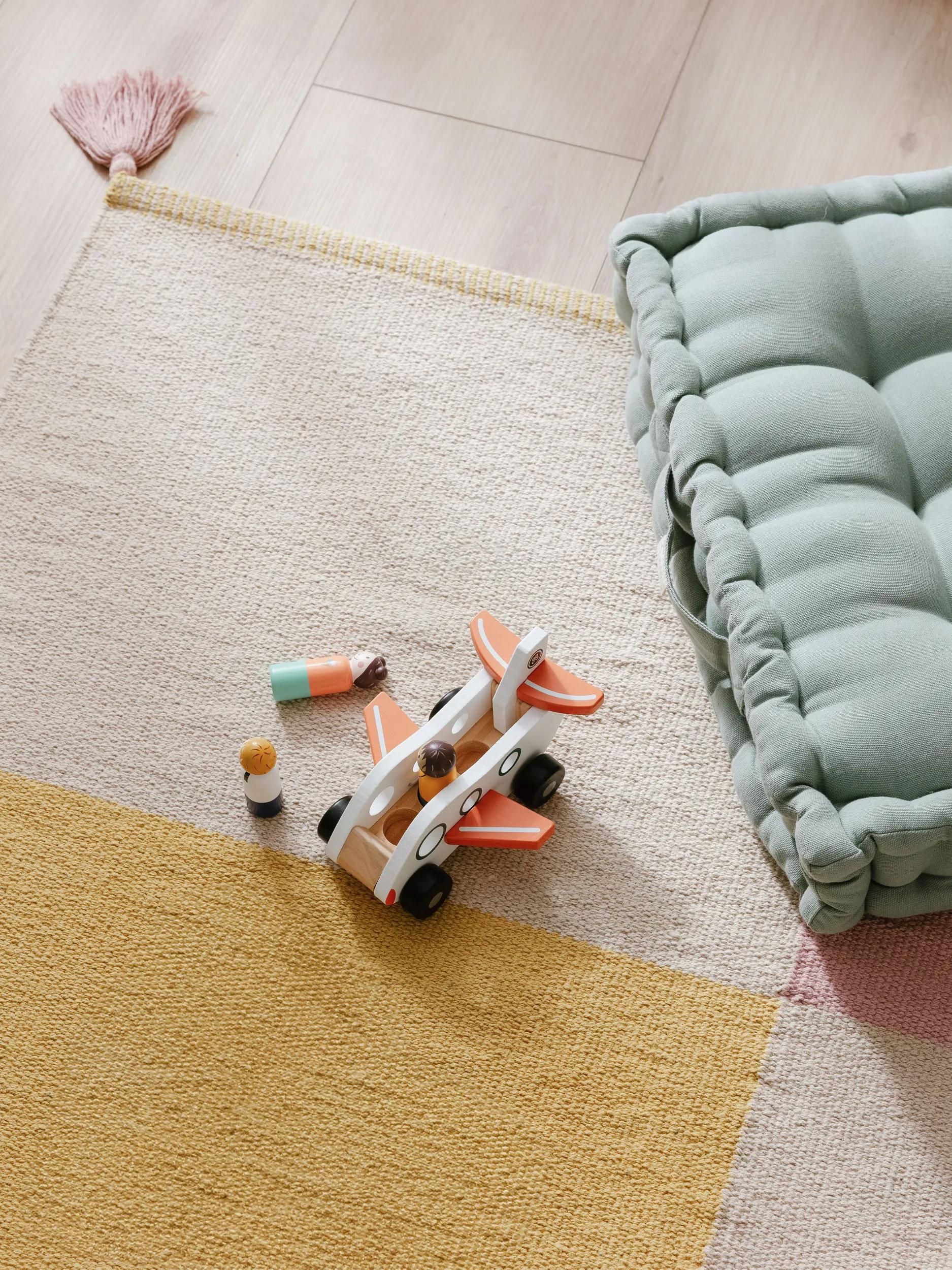 Kids rug Anton Multicolour/Yellow