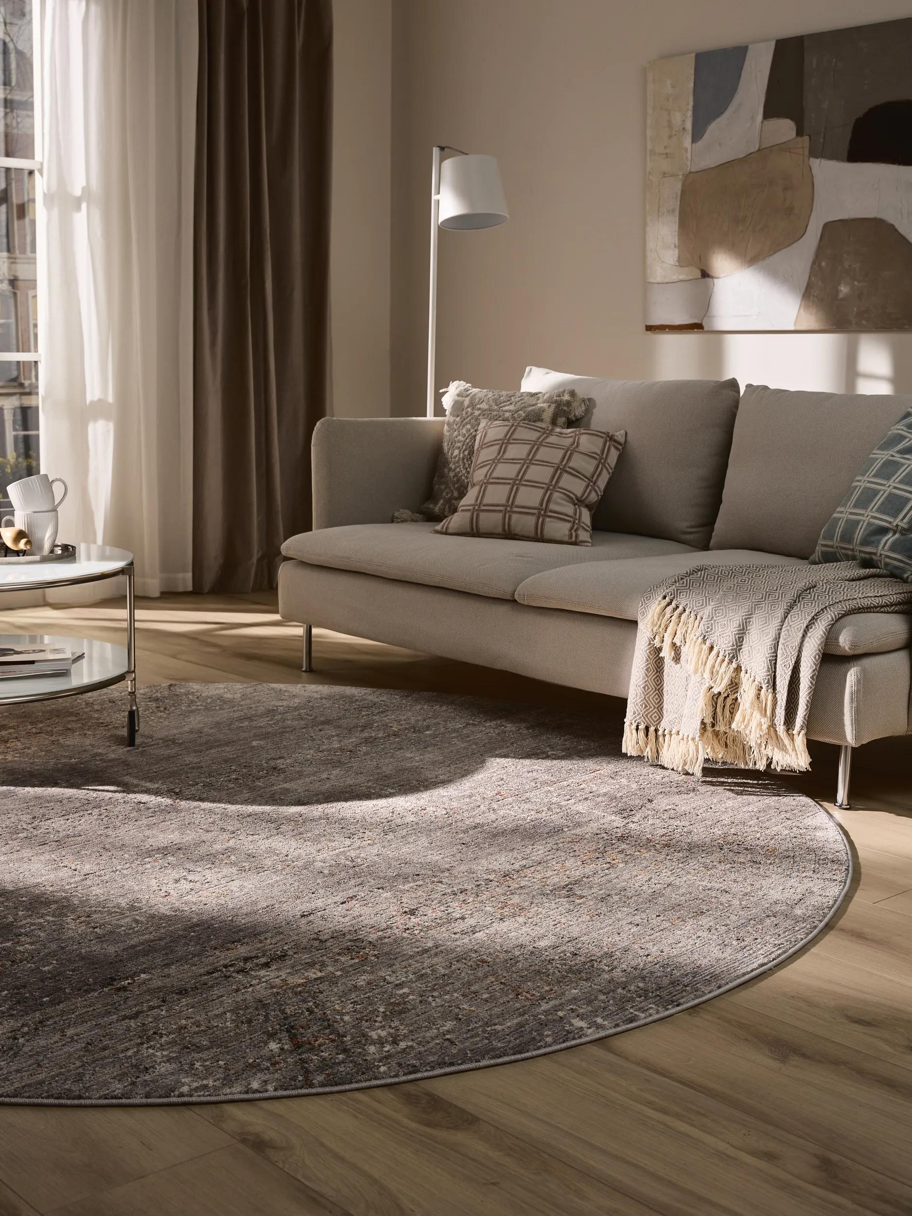 Rug Anwar Grau/Beige