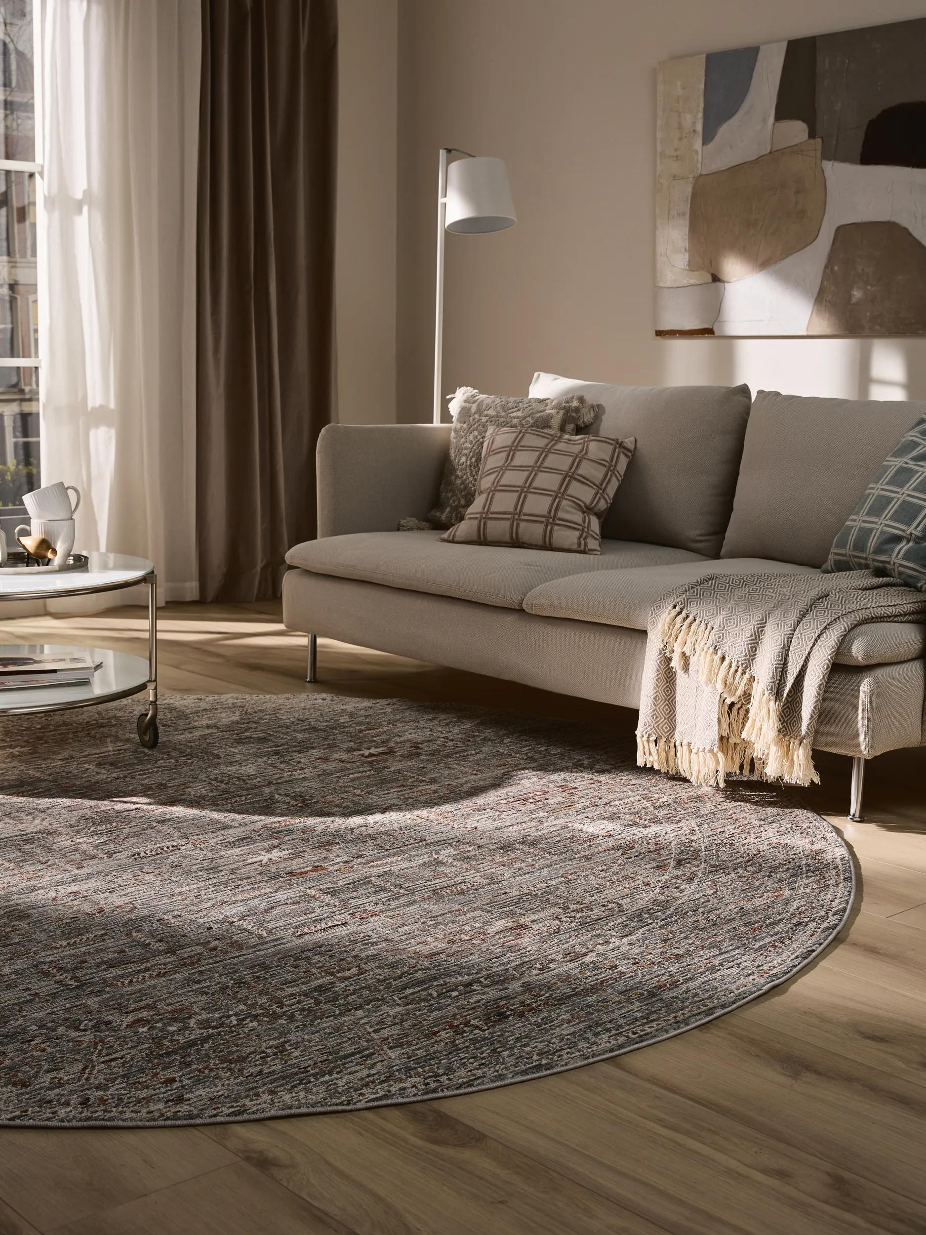 Rug Anwar Grey/Orange