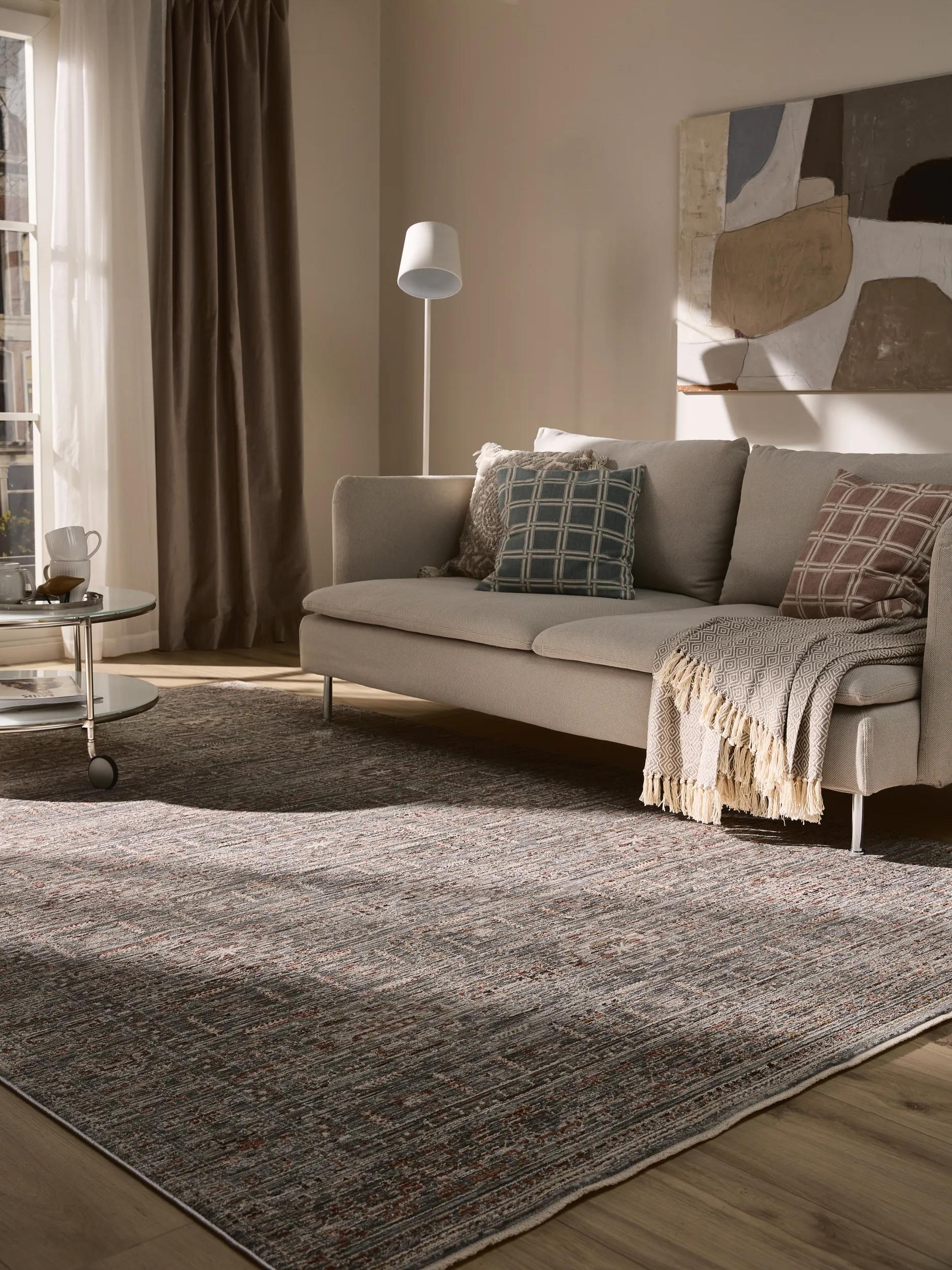 Rug Anwar Grey/Orange