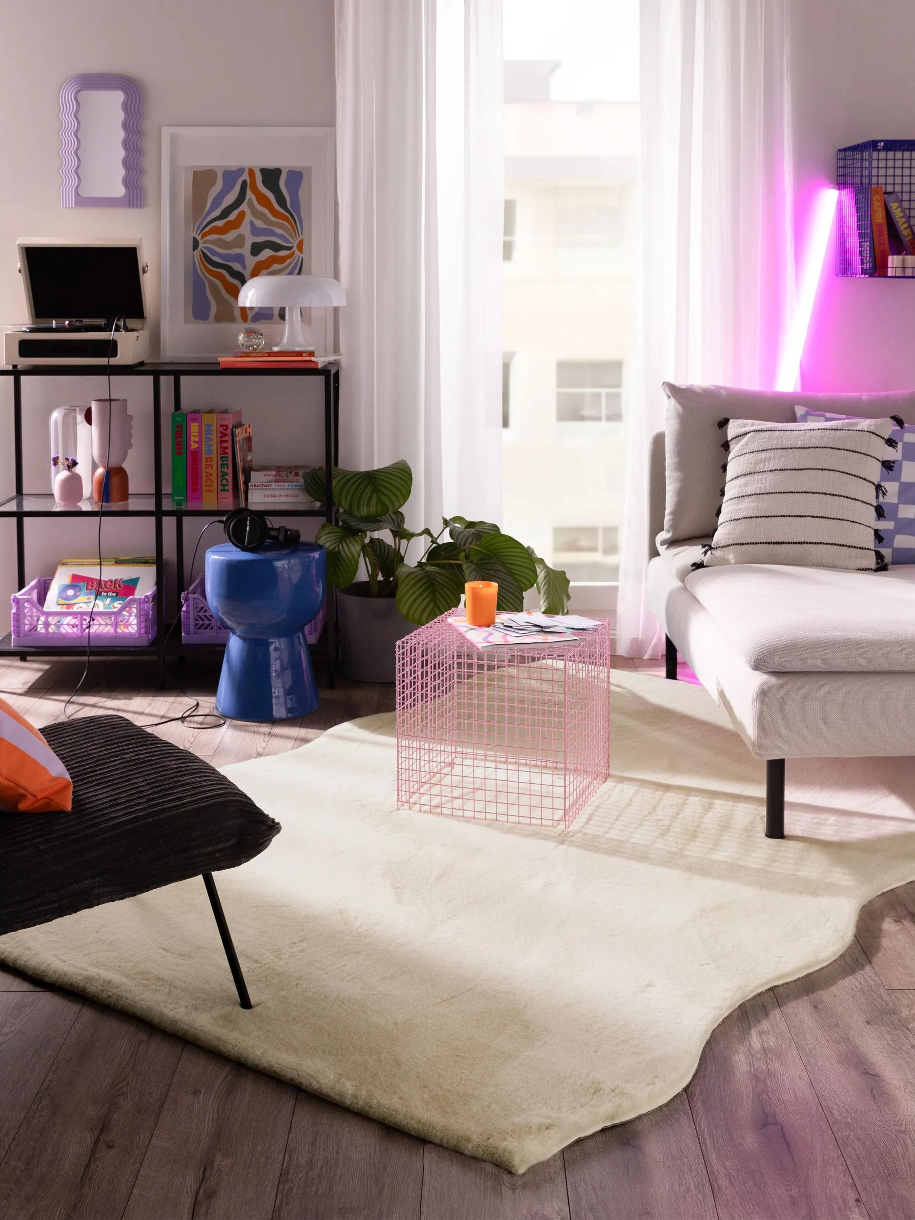 Shaggy rug Arlie Cream