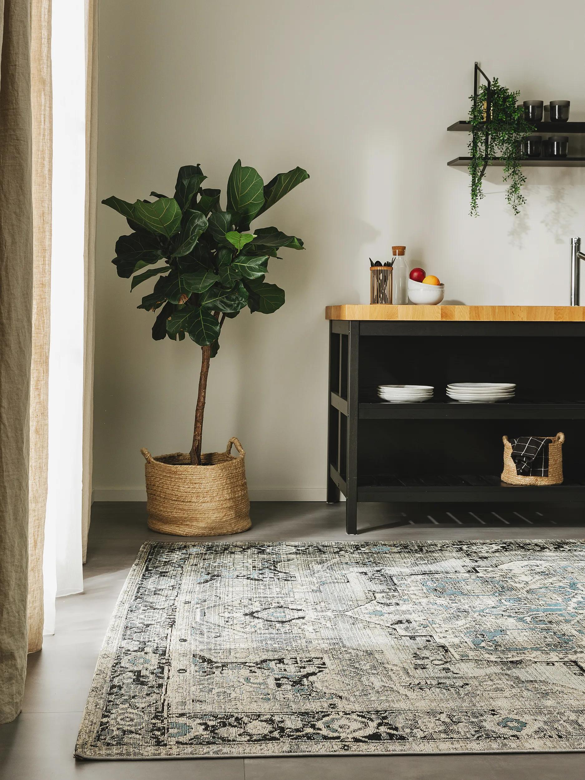 Alfombra de interior y exterior Artis Gris