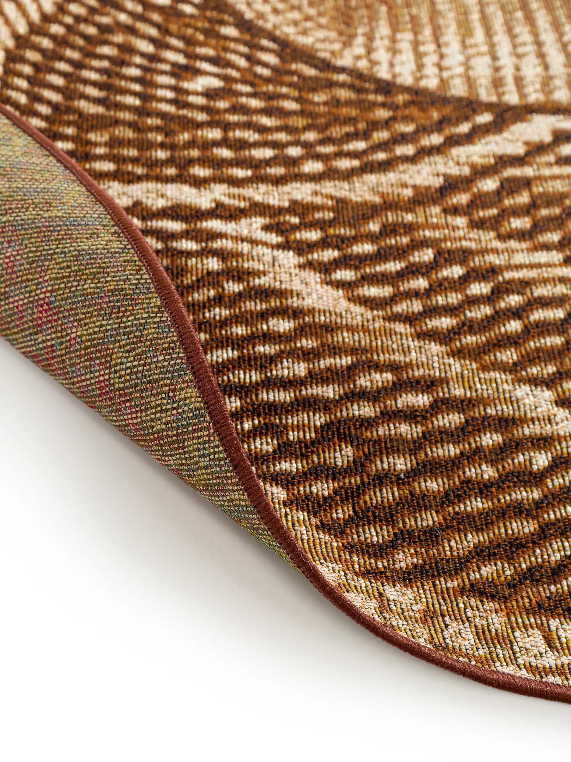 In- & Outdoor Round Rug Artis Gold