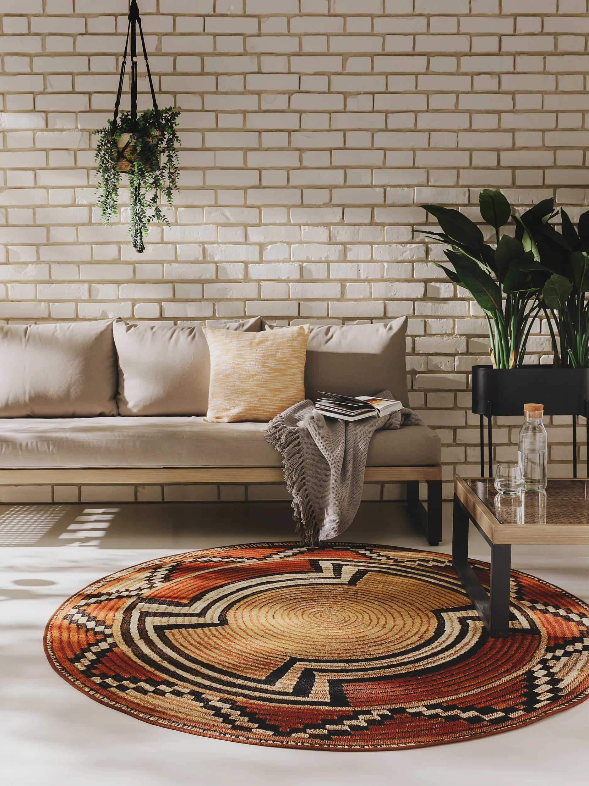 In- & Outdoor Rug Artis Beige/Copper