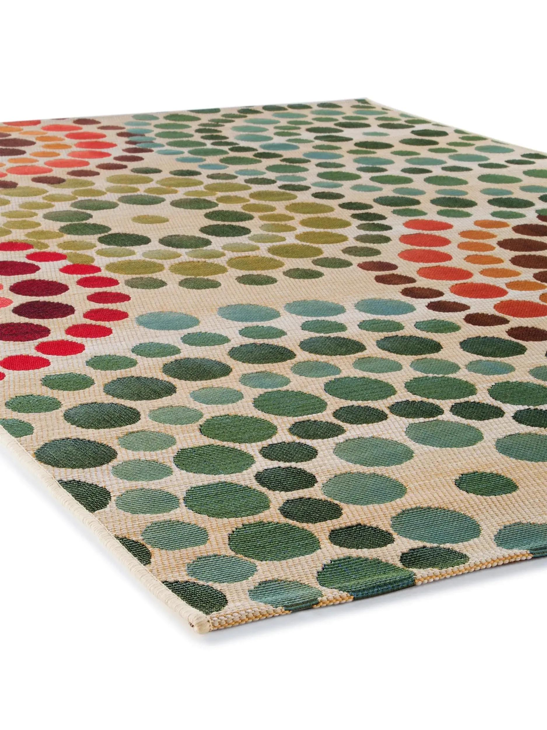 Alfombra de interior y exterior Artis Beige/Multicolor