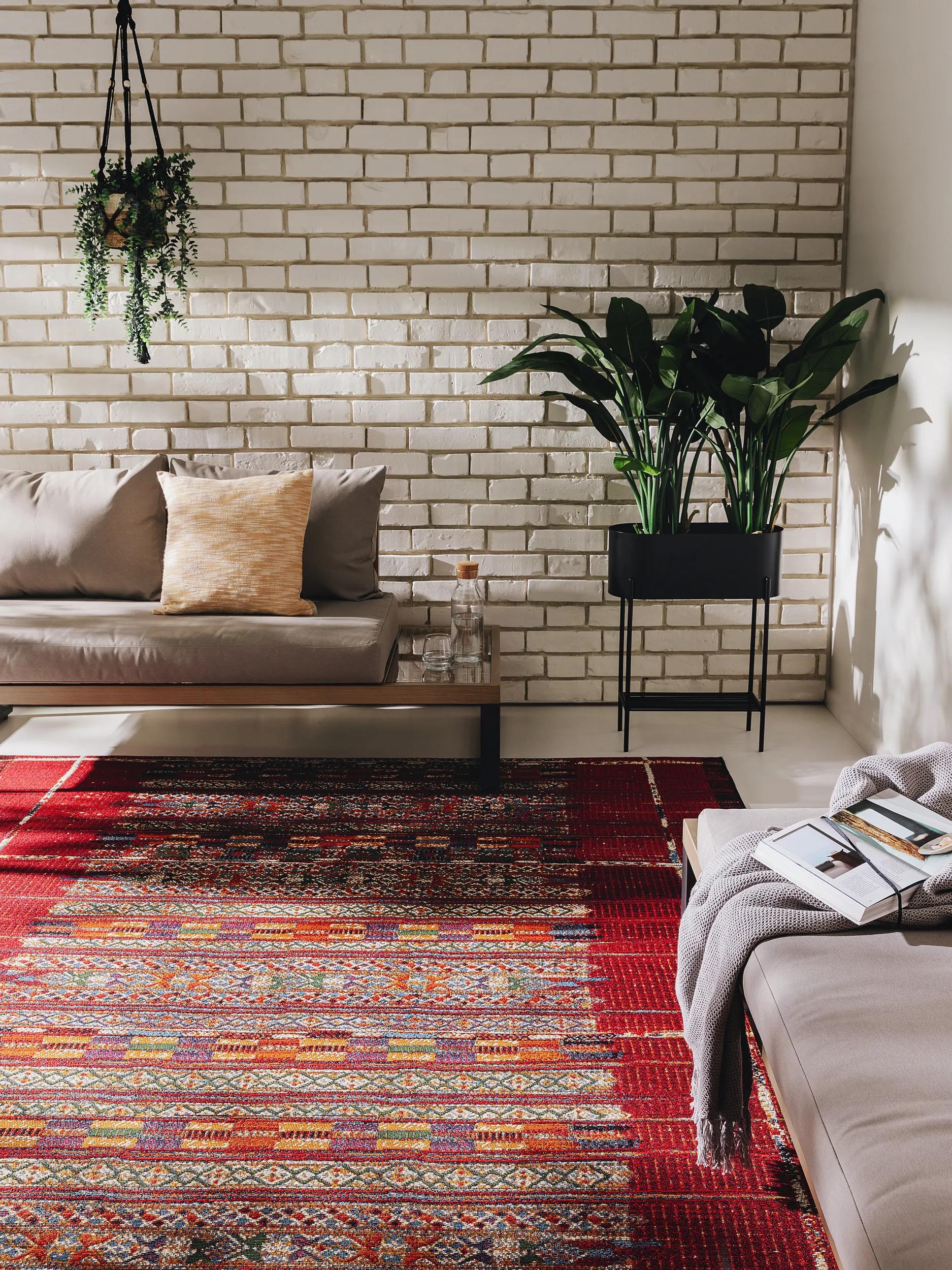 In- & Outdoor Rug Artis Multicolour/Red