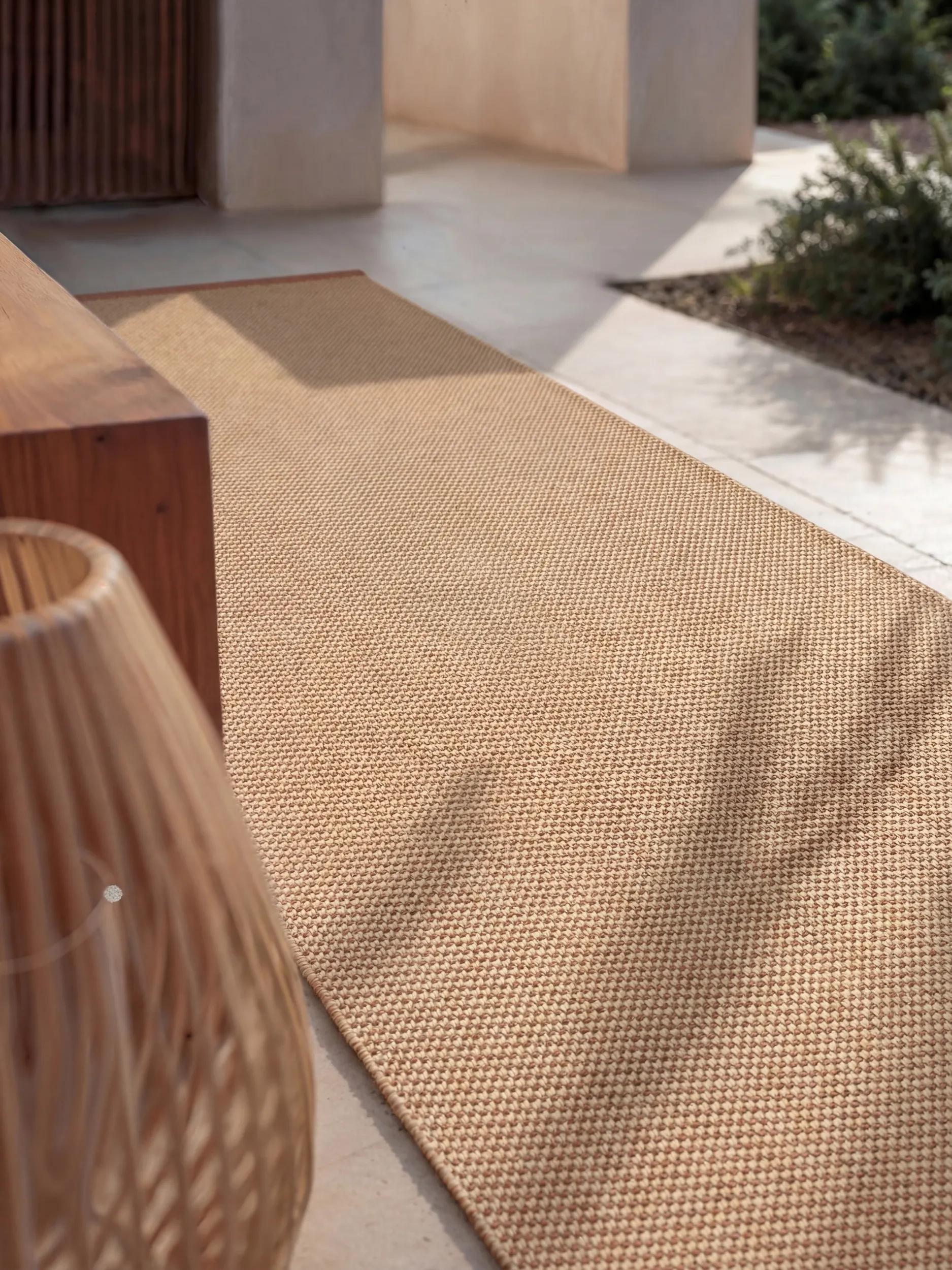 In- & Outdoor Runner Arvea Cream/Terracotta