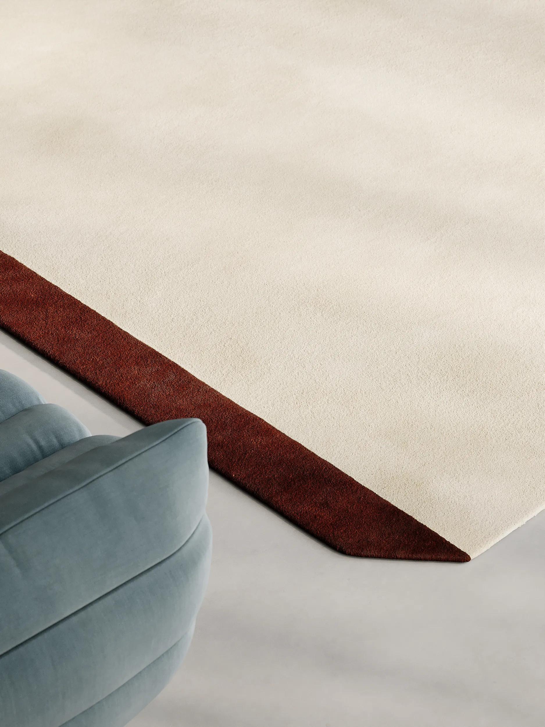 Wool Rug Aspect Cream/Red