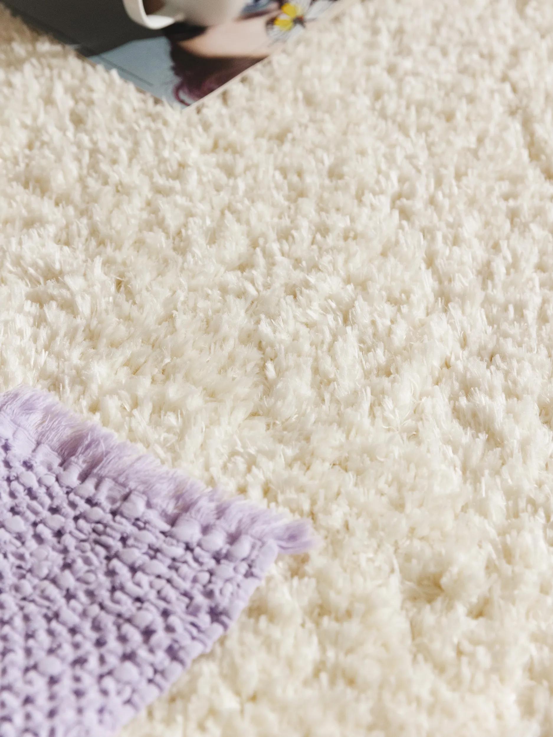 Shaggy rug Ava Cream