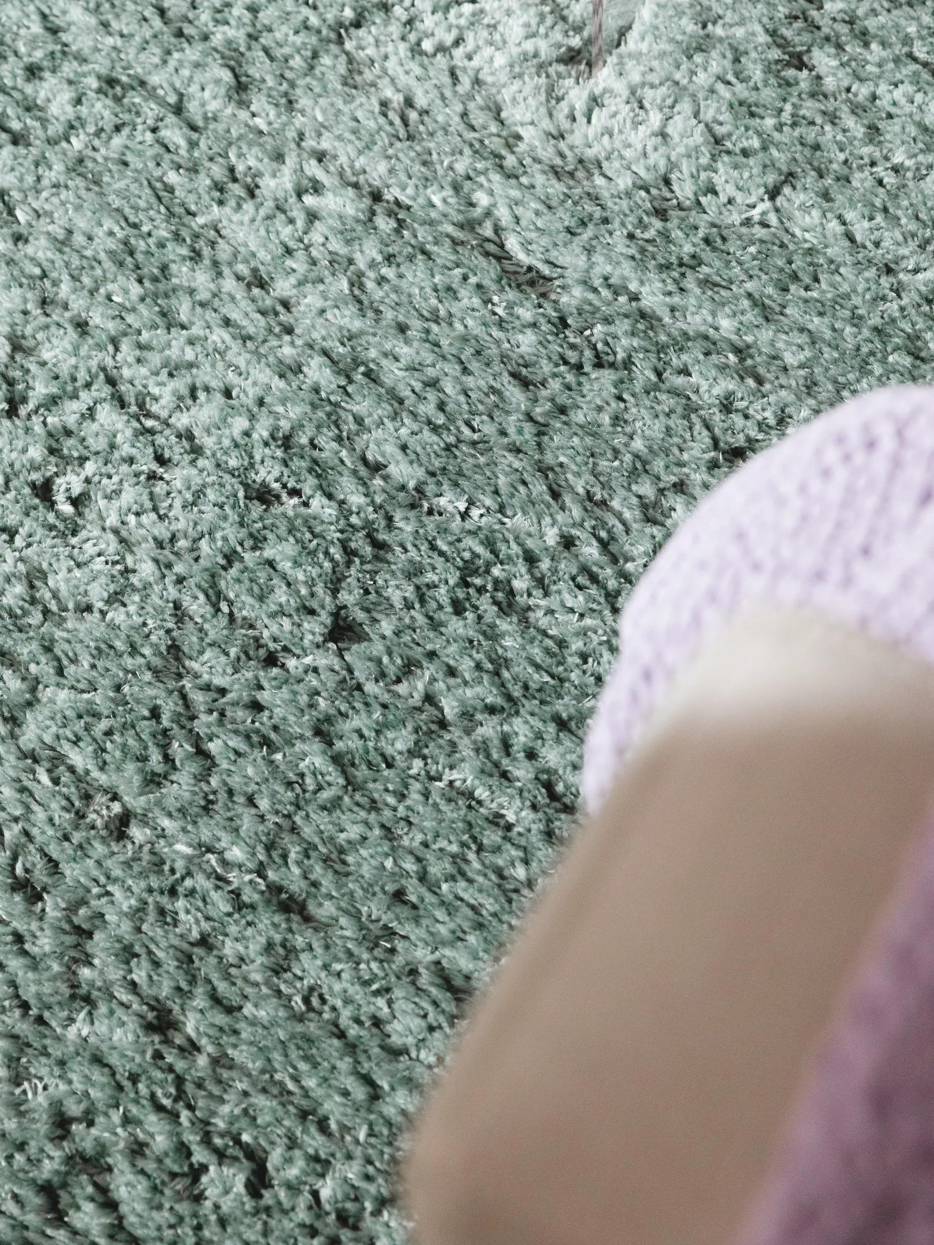 Shaggy rug Ava Turquoise