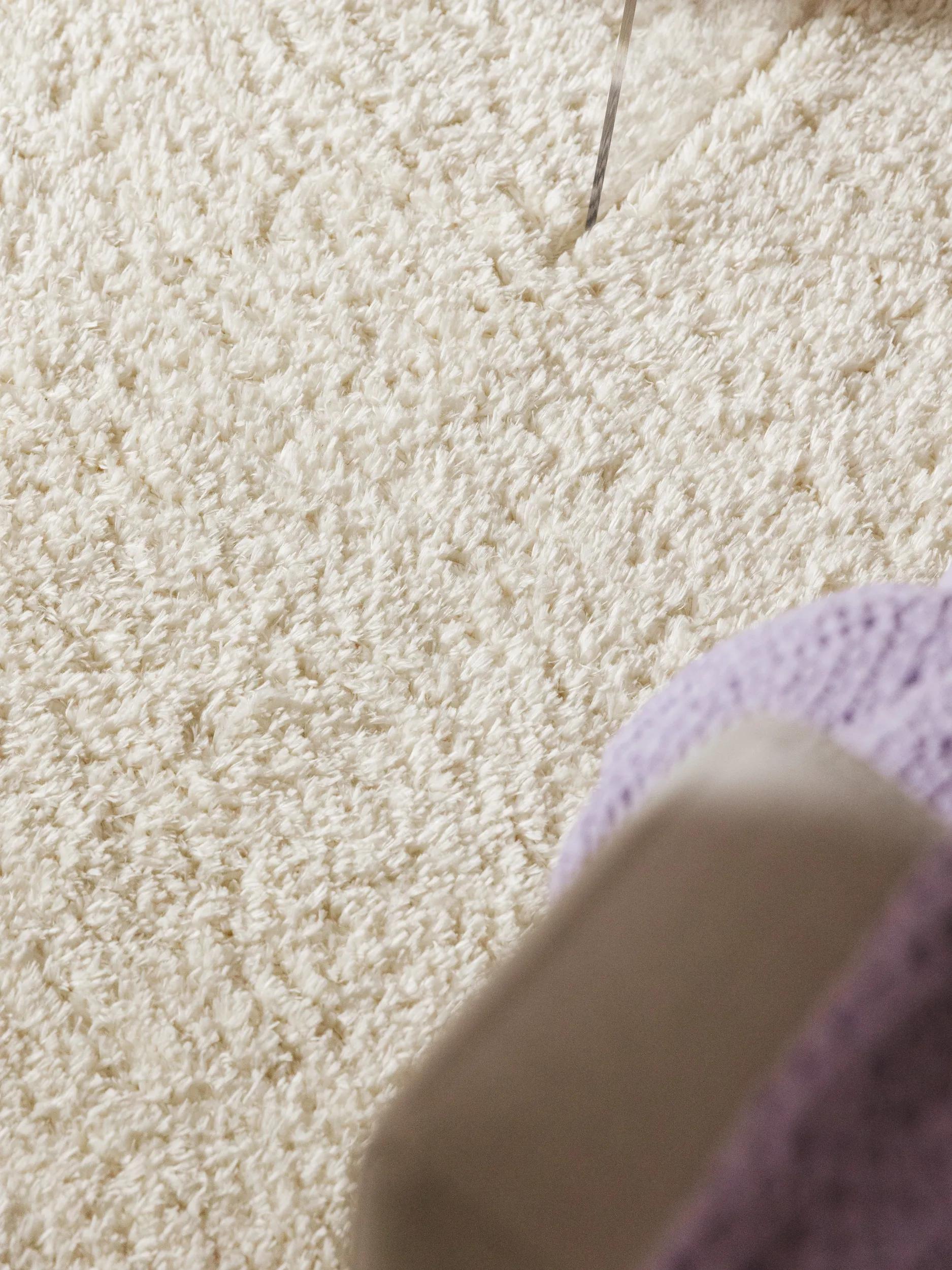 Shaggy rug Ava Cream