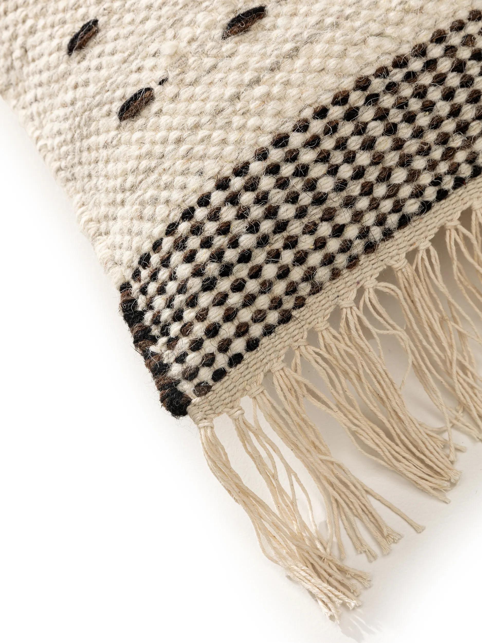 Cushion Cover Bahati Black/White