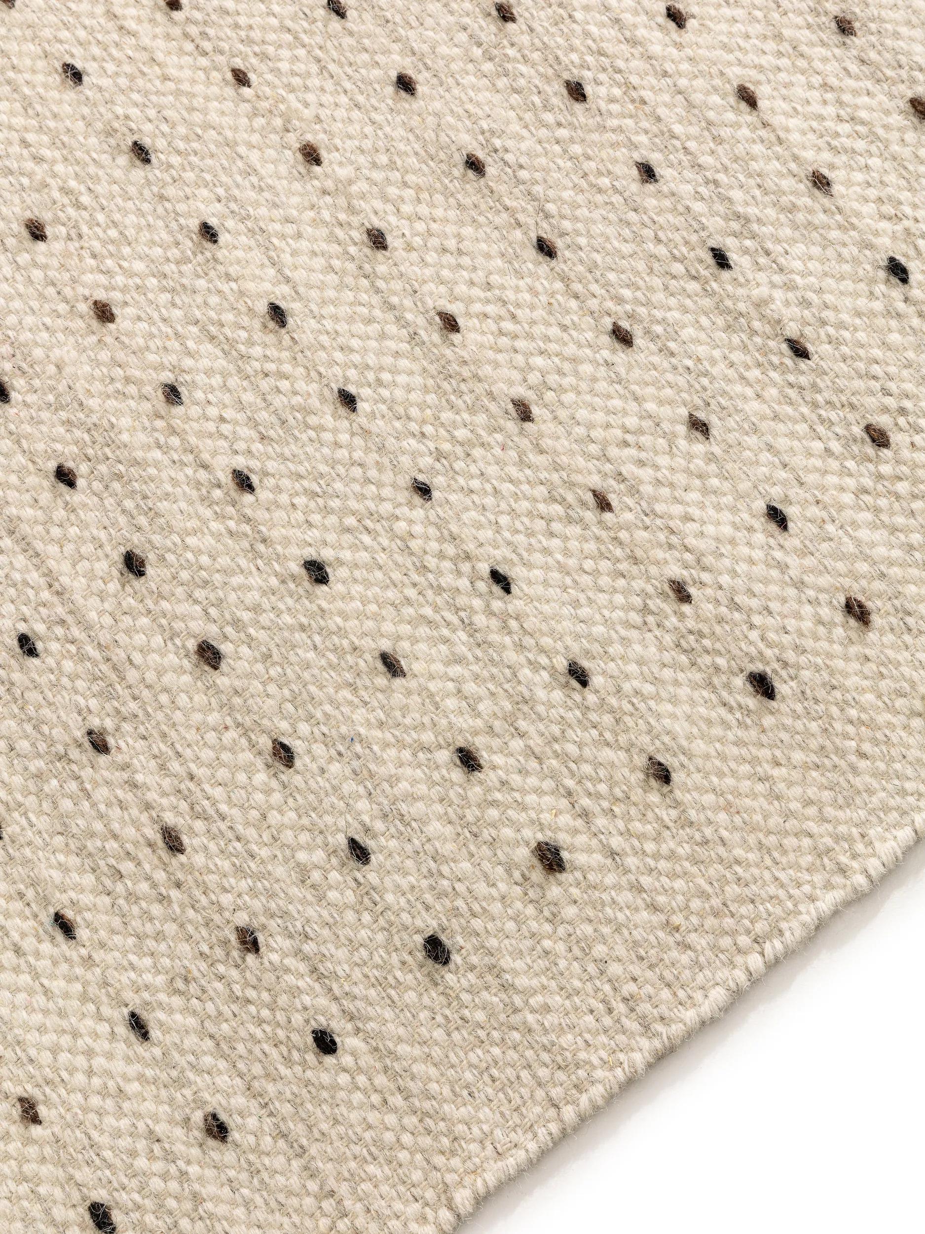 Wool Rug Bahati Black/White