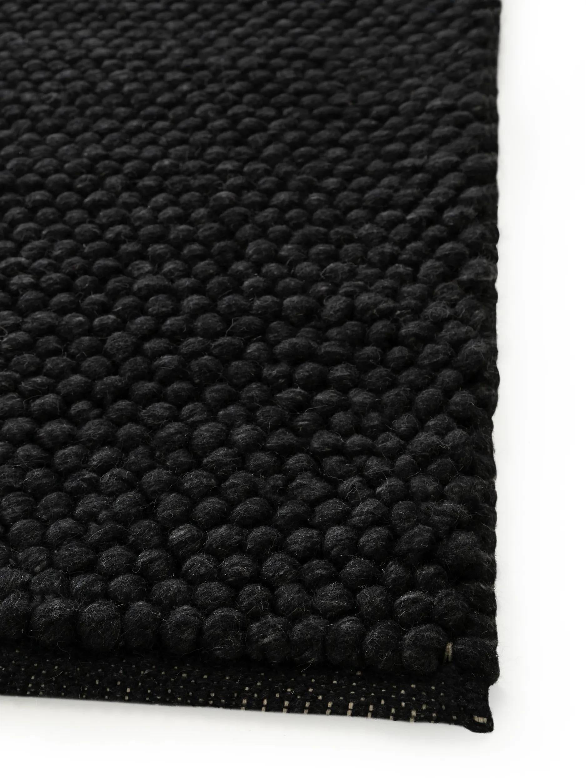 Wool Rug Beads Charcoal