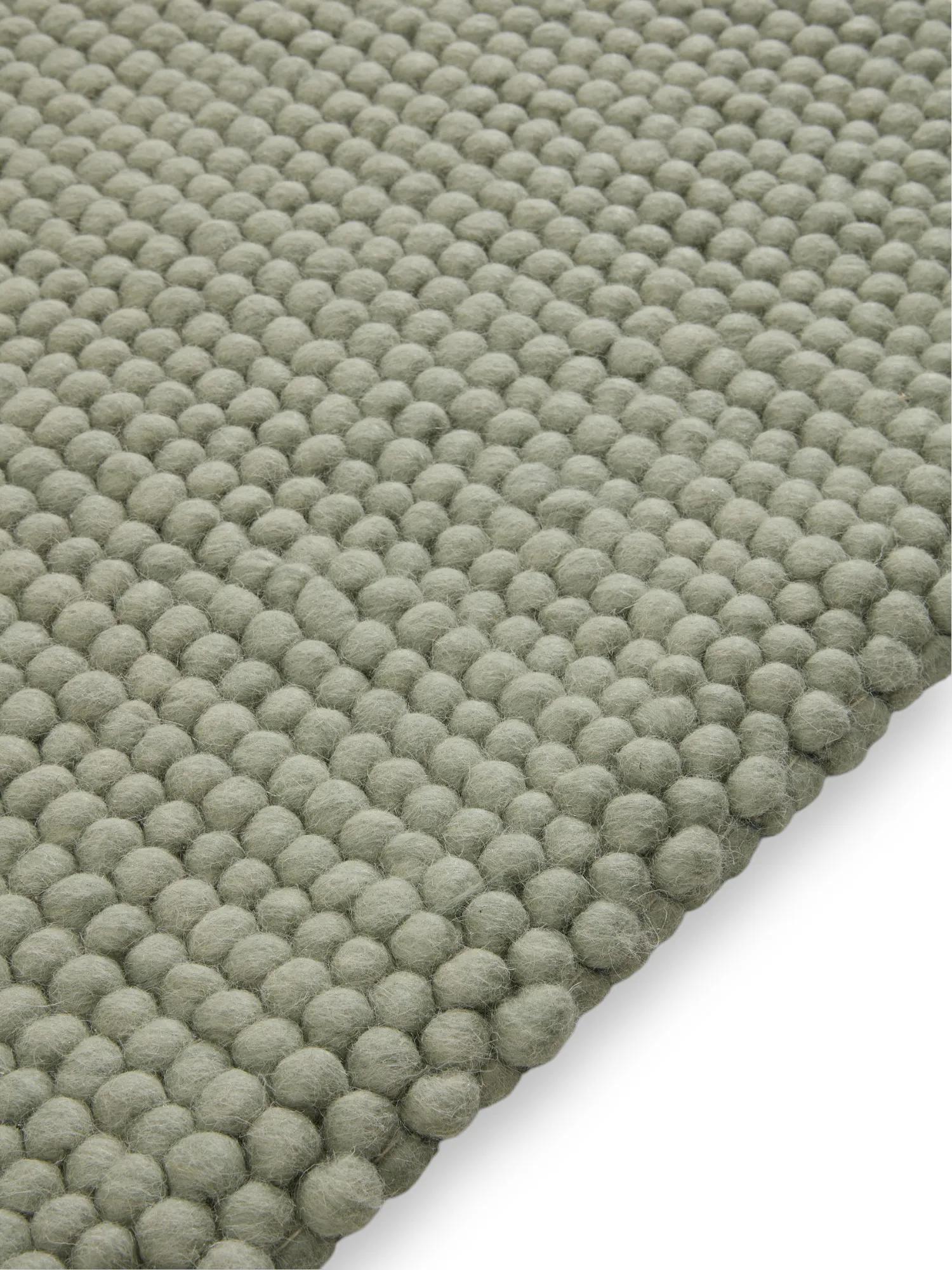 Wool Rug Beads Green