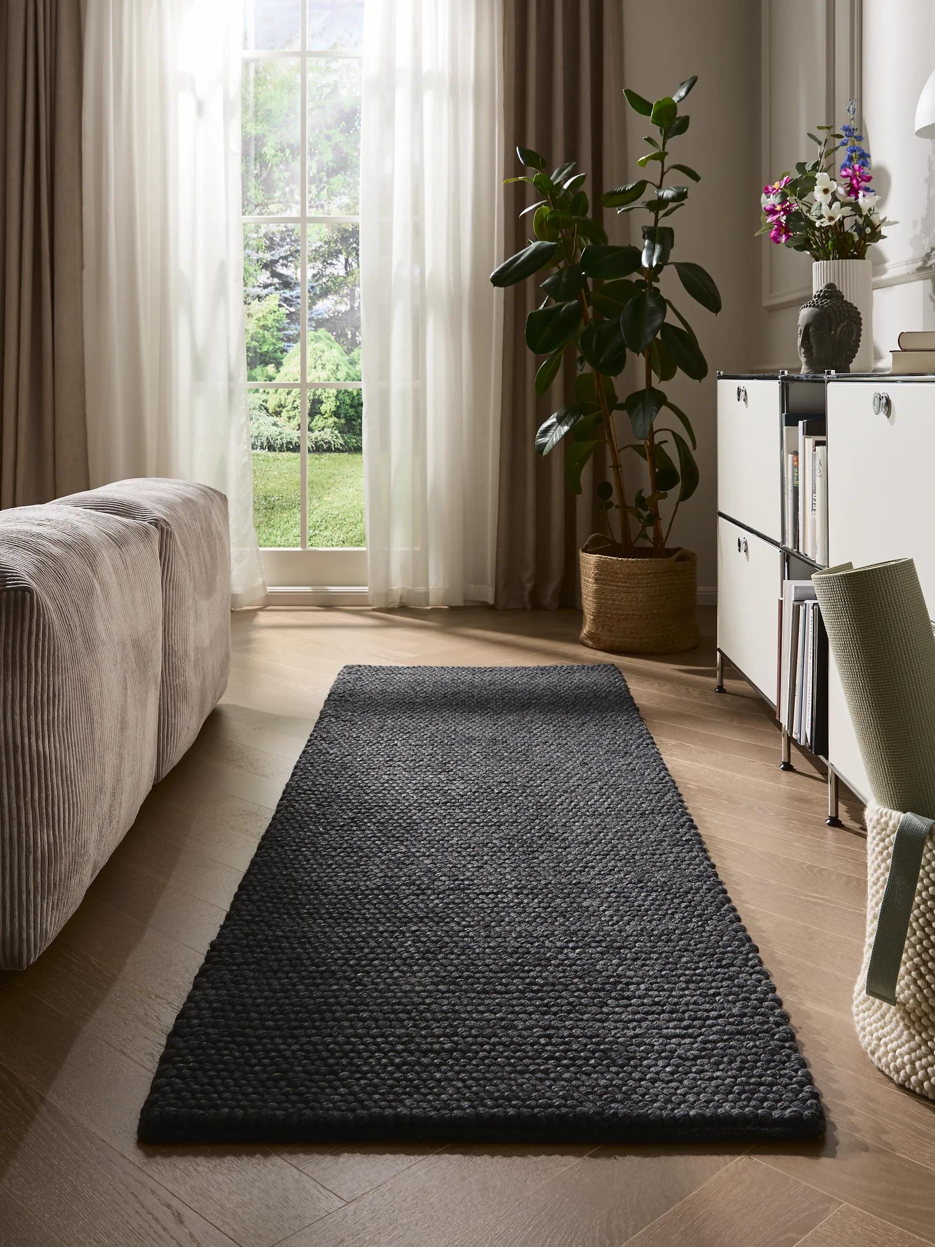 Cuentas de corredor de lana carbón