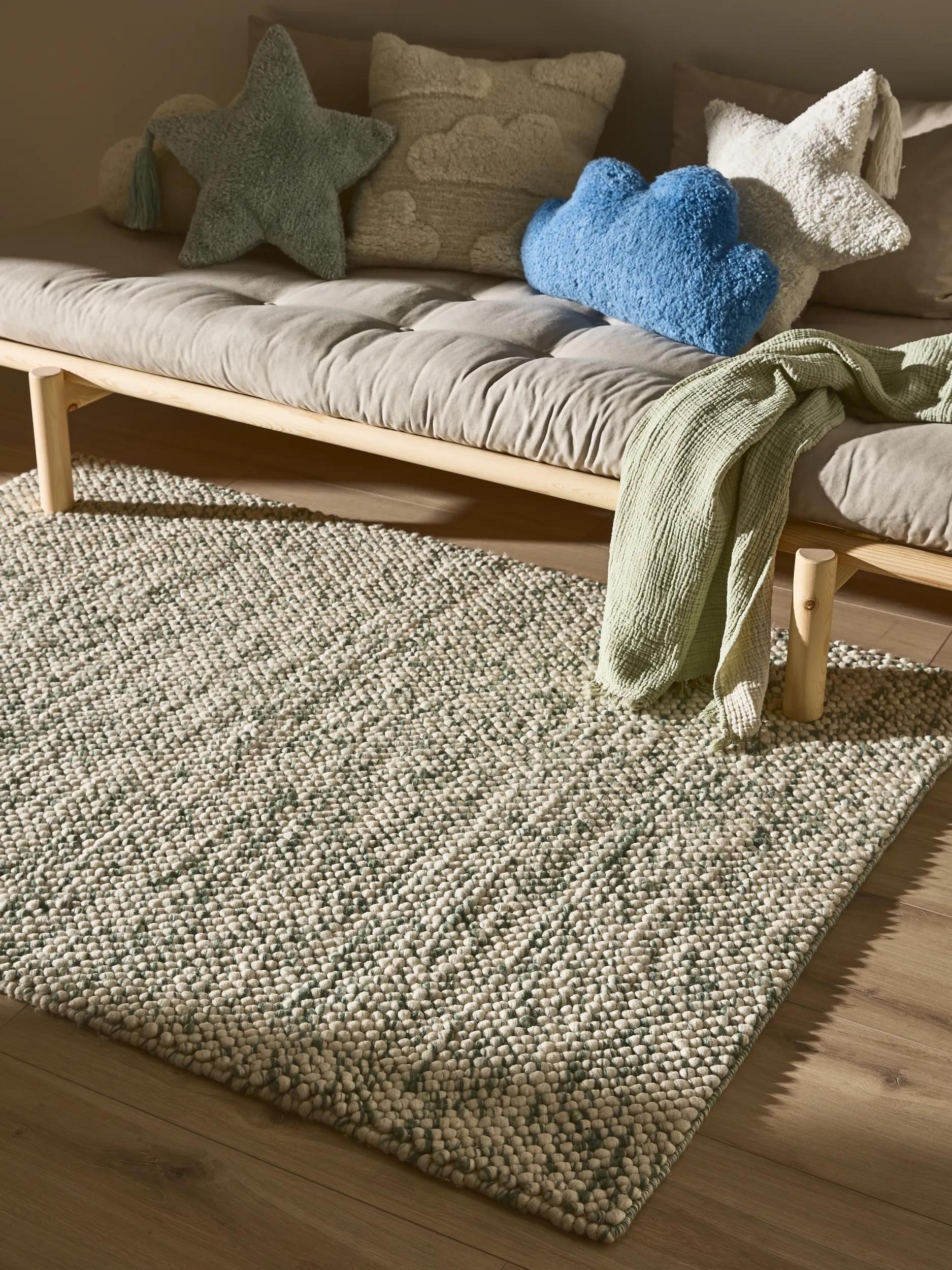 Kids rug Beady Green