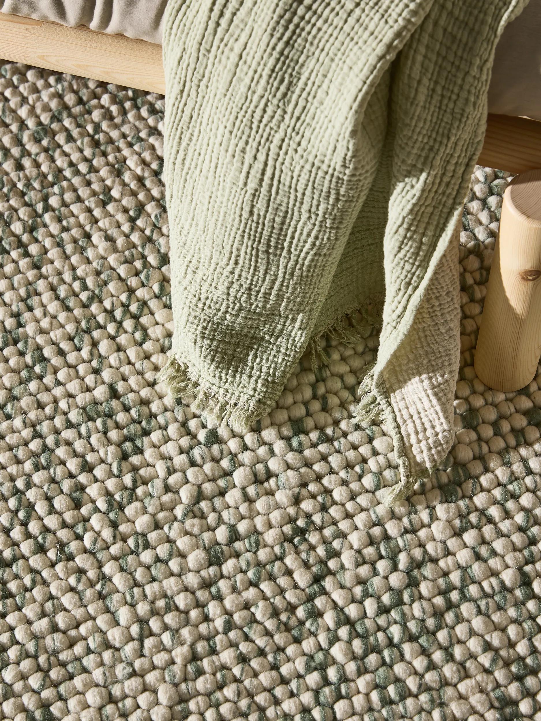 Kids rug Beady Green