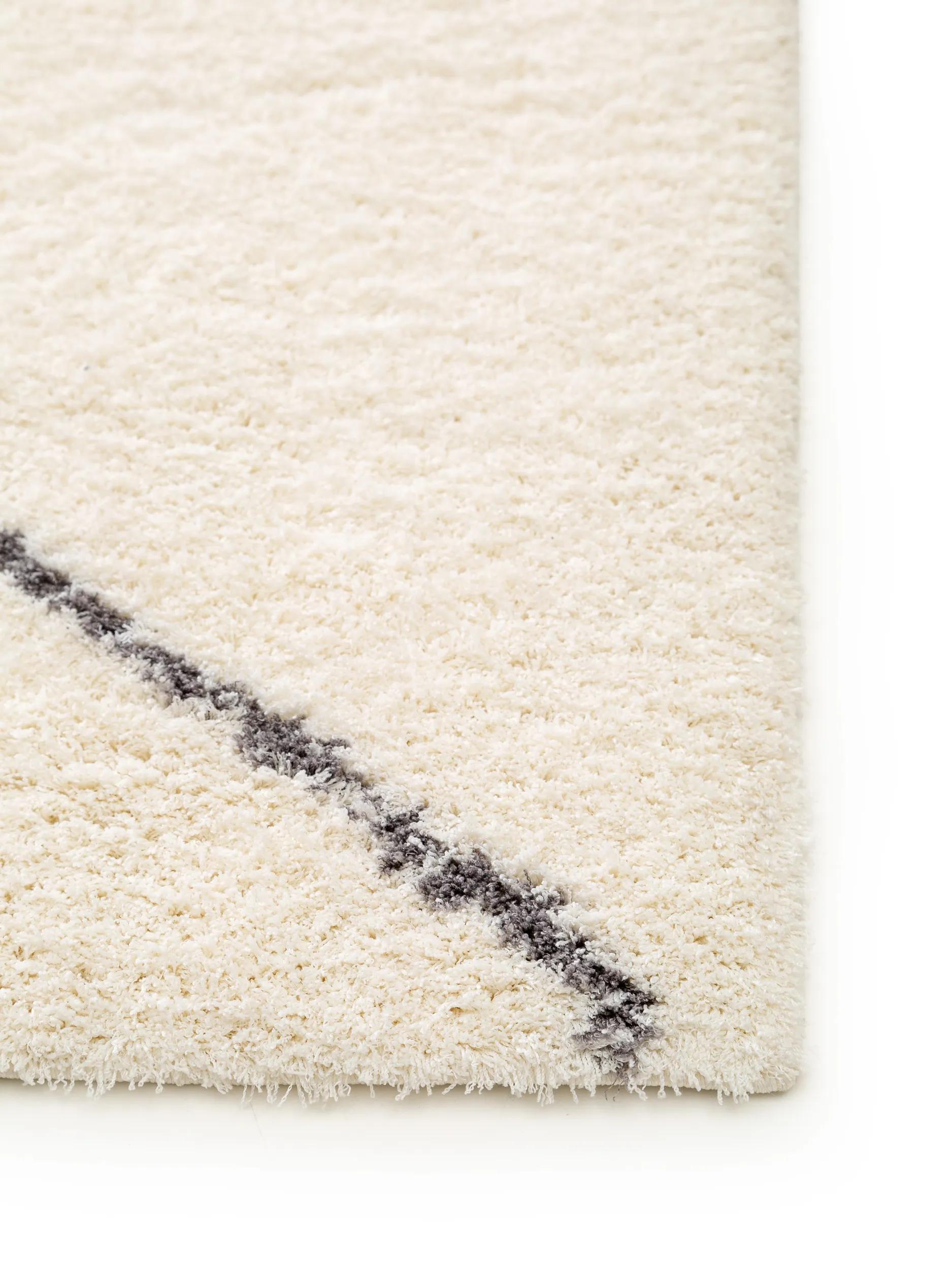 Shaggy rug Benno Cream