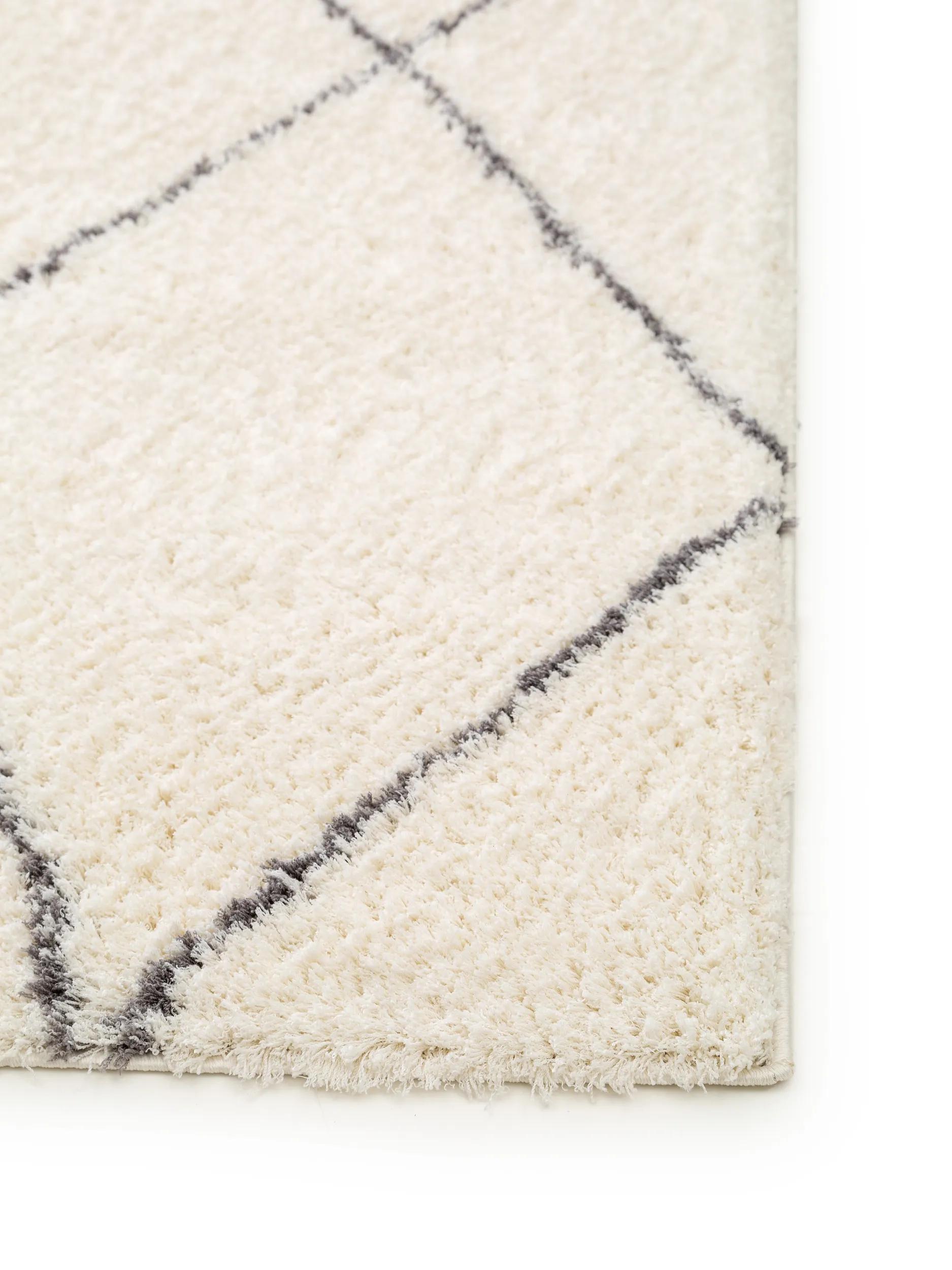 Shaggy rug Benno Cream