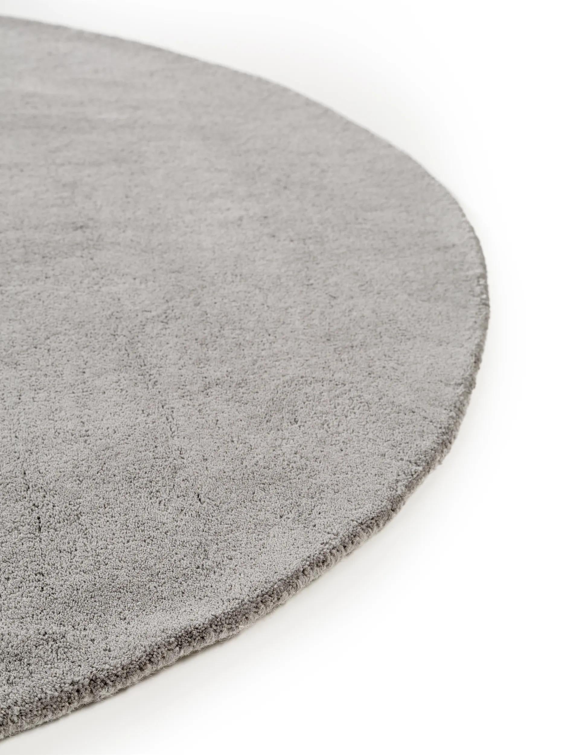 Wool Rug Bent Grey