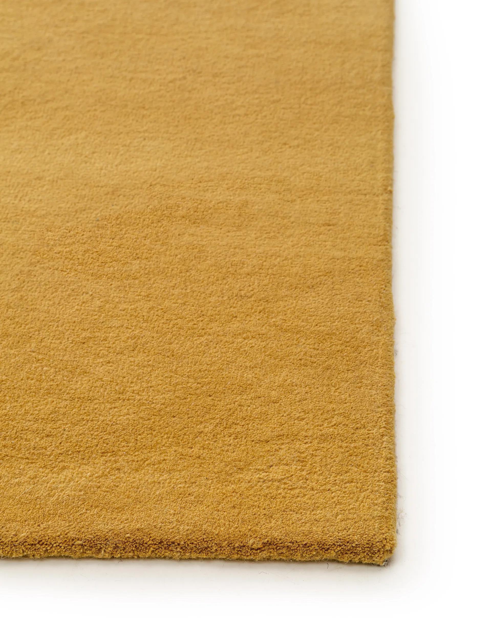 Wool Rug Bent Yellow