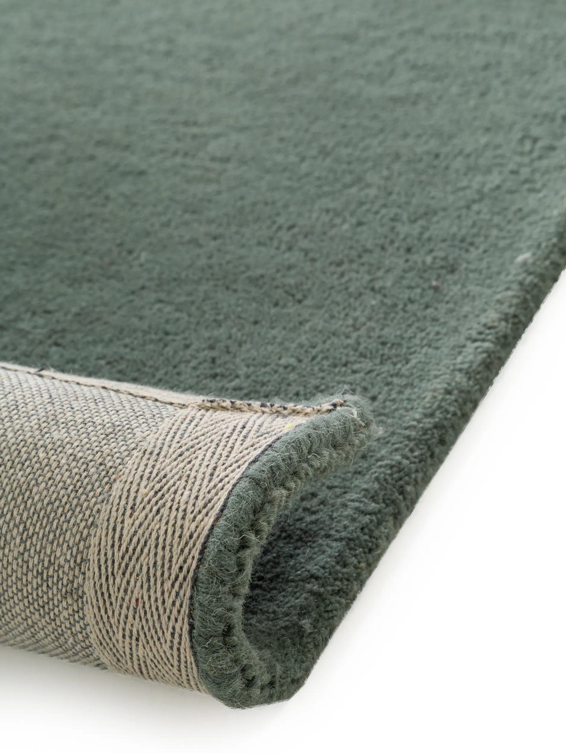 Wool Rug Bent Green